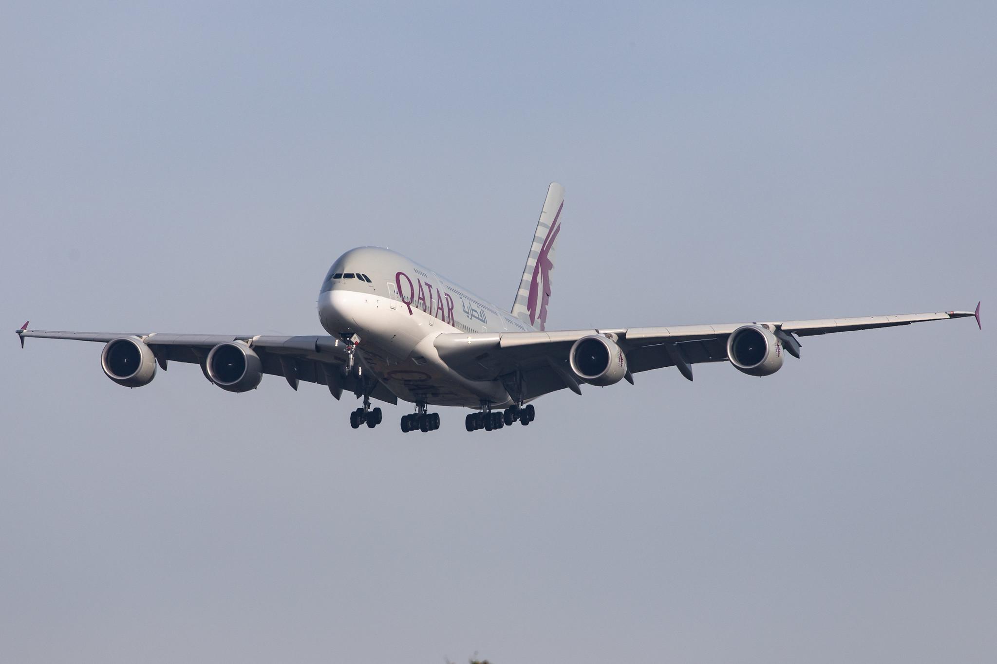 Frankfurt Airport: Qatar Airways (QR / QTR) |  Airbus A380-861 A388 | A7-APA | MSN 137