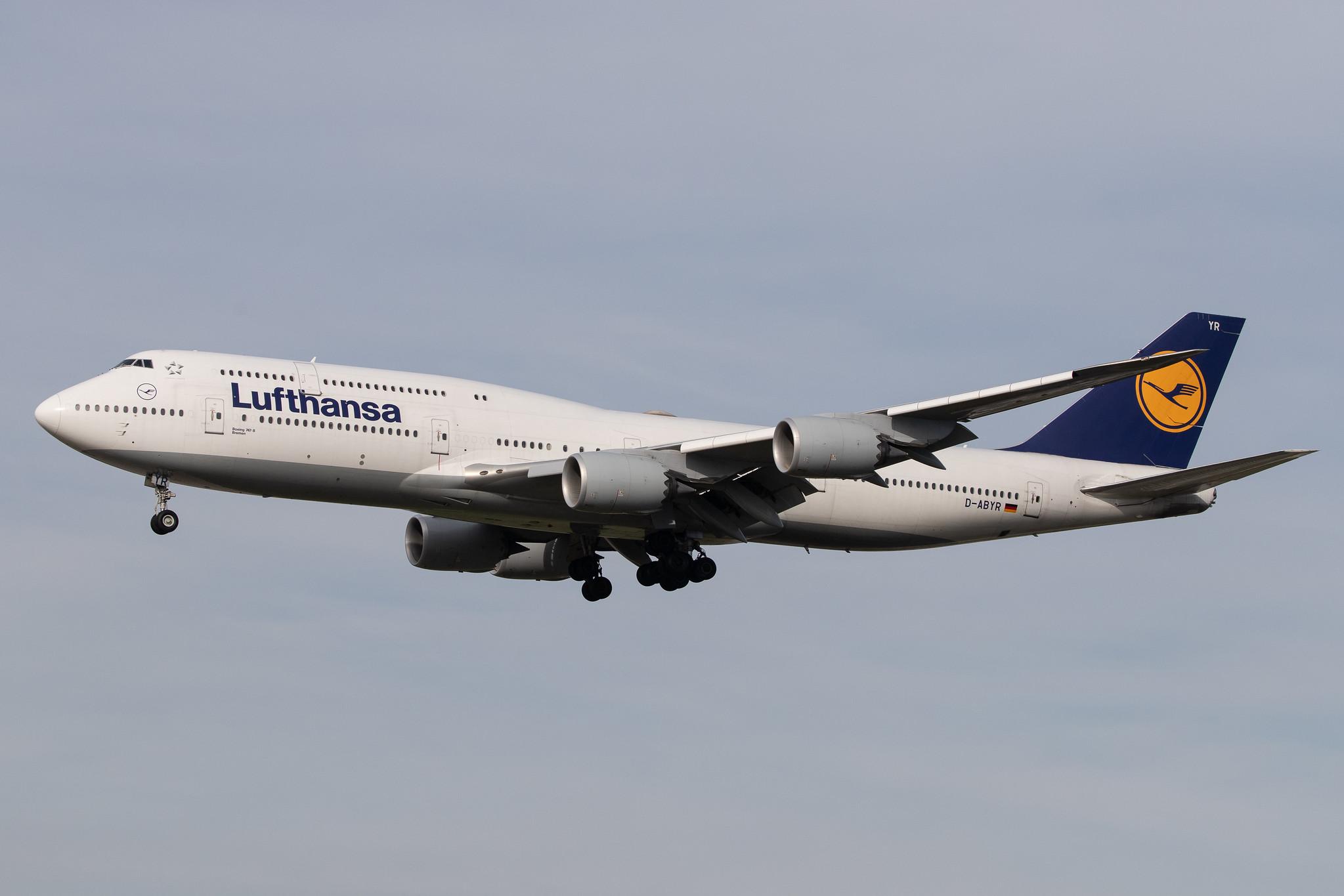 Frankfurt Airport: Lufthansa (LH / DLH) |  Boeing 747-830 B748 | D-ABYR | MSN 37842