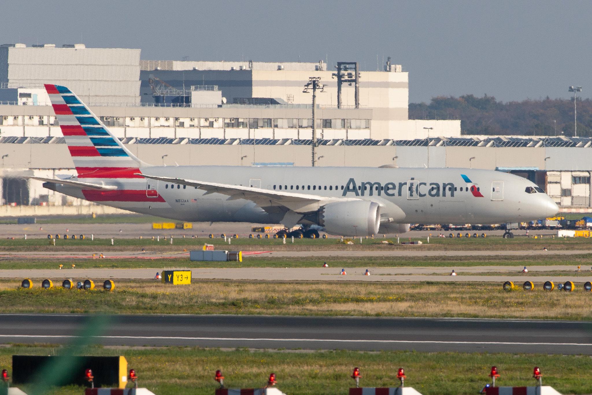 Frankfurt Airport: American Airlines (AA / AAL) |  Boeing 787-8 Dreamliner B788 | N812AA | MSN 40630