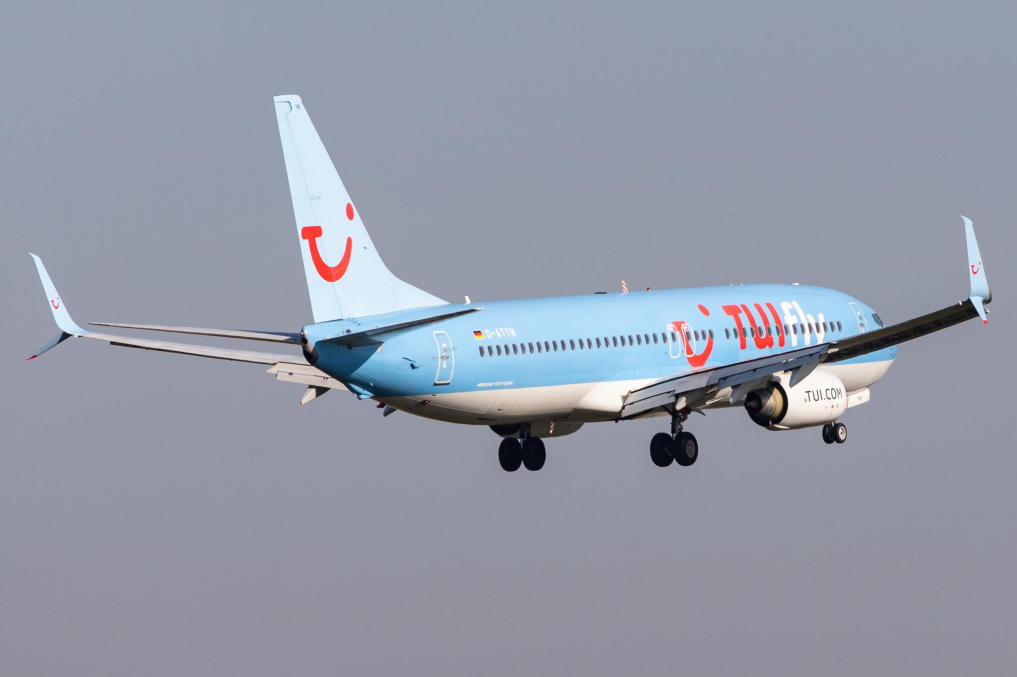 Frankfurt Airport: TUI (X3 / TUI) | Operator: TUI fly |  Boeing 737-8K5 B738 | D-ATYH | MSN 38097