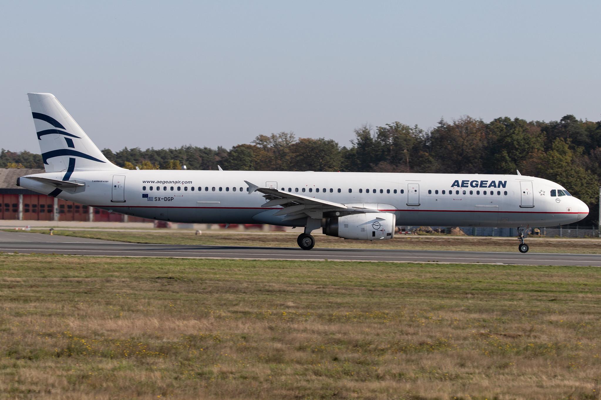 Frankfurt Airport: Aegean Airlines (A3 / AEE) |  Airbus A321-232 A321 | SX-DGP | MSN 3302