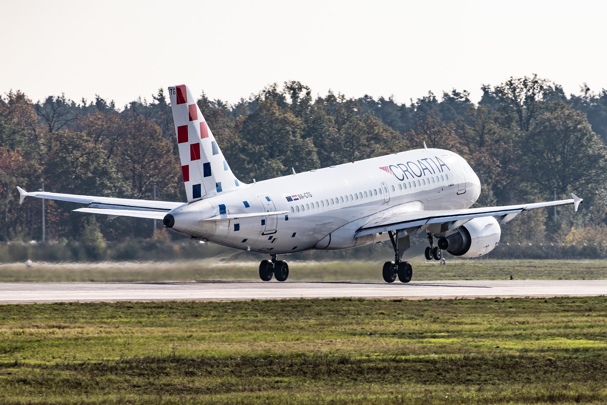 Frankfurt Airport: Croatia Airlines (OU / CTN) |  Airbus A319-112 A319 | 9A-CTG | MSN 0767