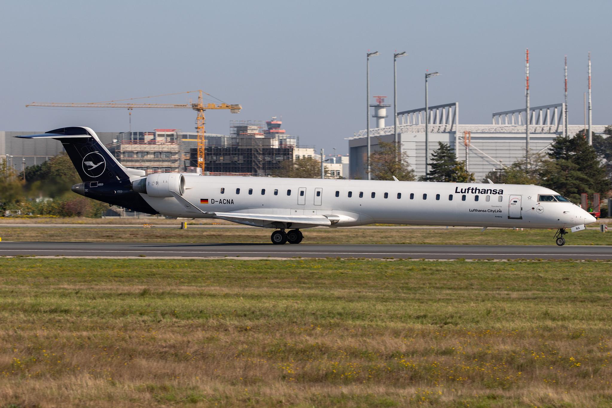 Frankfurt Airport: Lufthansa (LH / DLH) | Operator: Lufthansa CityLine |  Bombardier CRJ-900LR CRJ9 | D-ACNA | MSN 15229