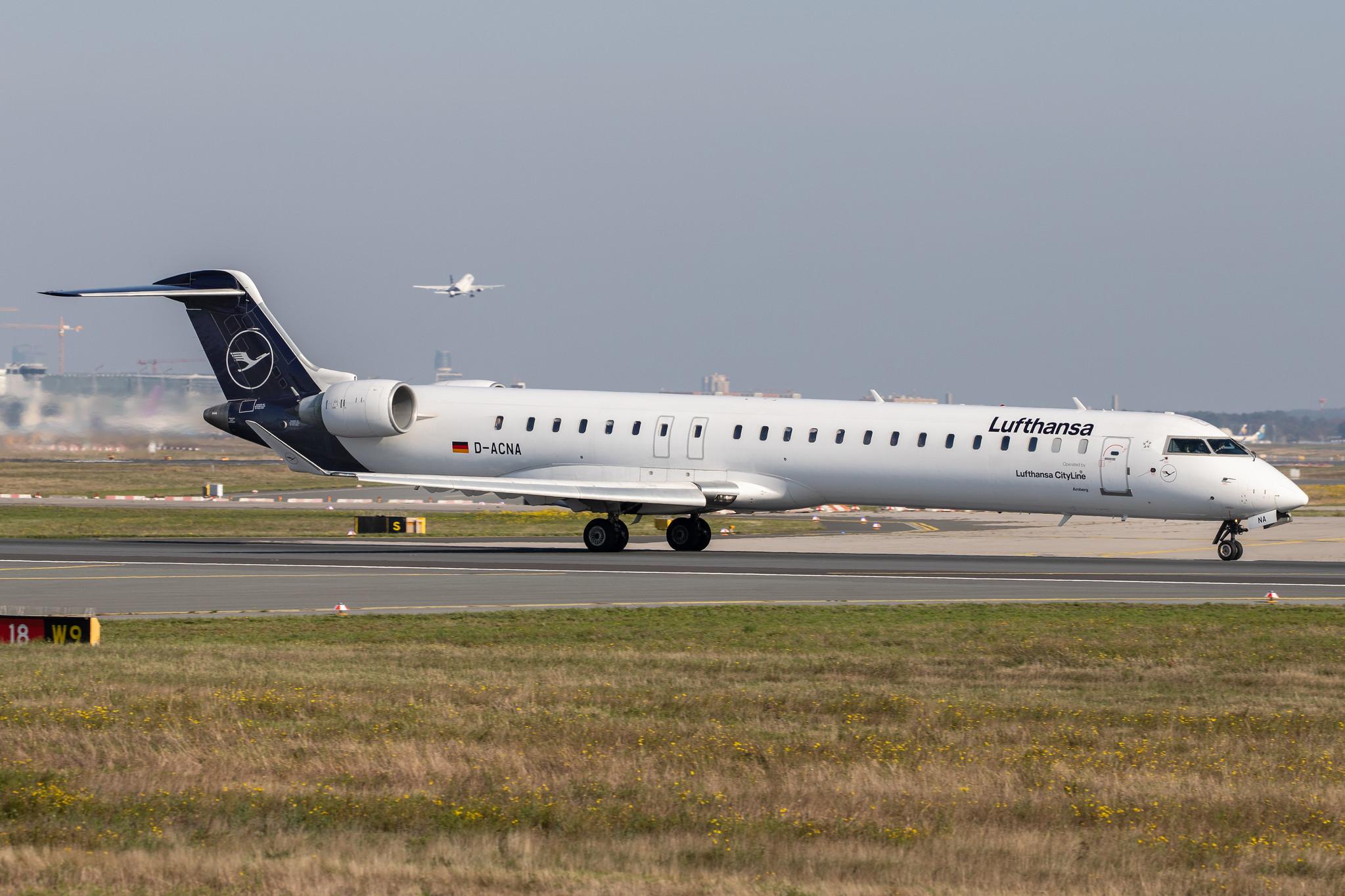 Frankfurt Airport: Lufthansa (LH / DLH) | Operator: Lufthansa CityLine |  Bombardier CRJ-900LR CRJ9 | D-ACNA | MSN 15229