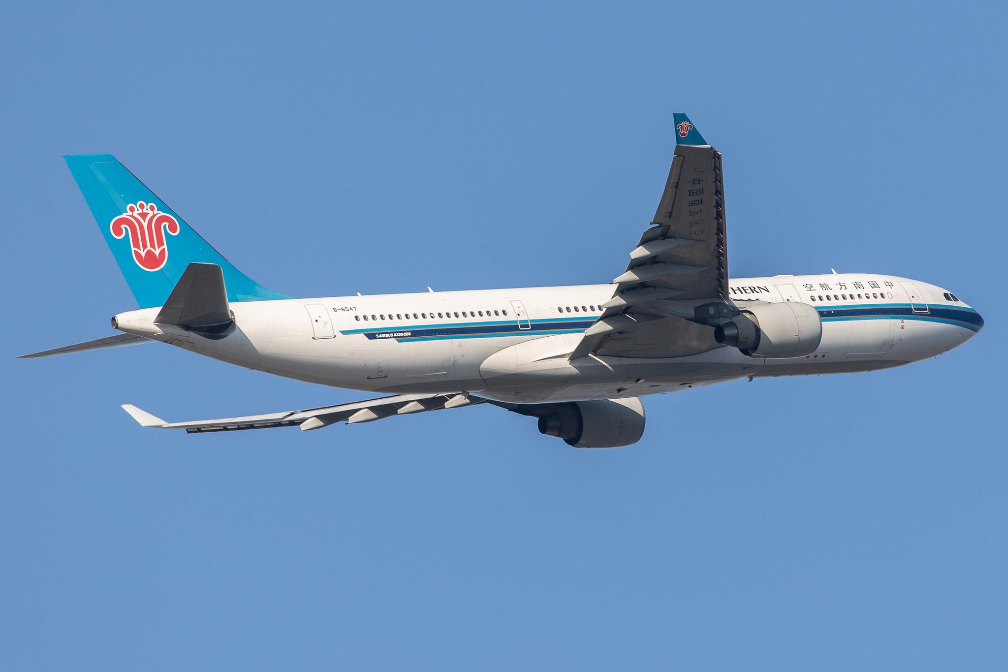 Frankfurt Airport: China Southern Airlines (CZ / CSN) |  Airbus A330-223 A332 | B-6547 | MSN 1309