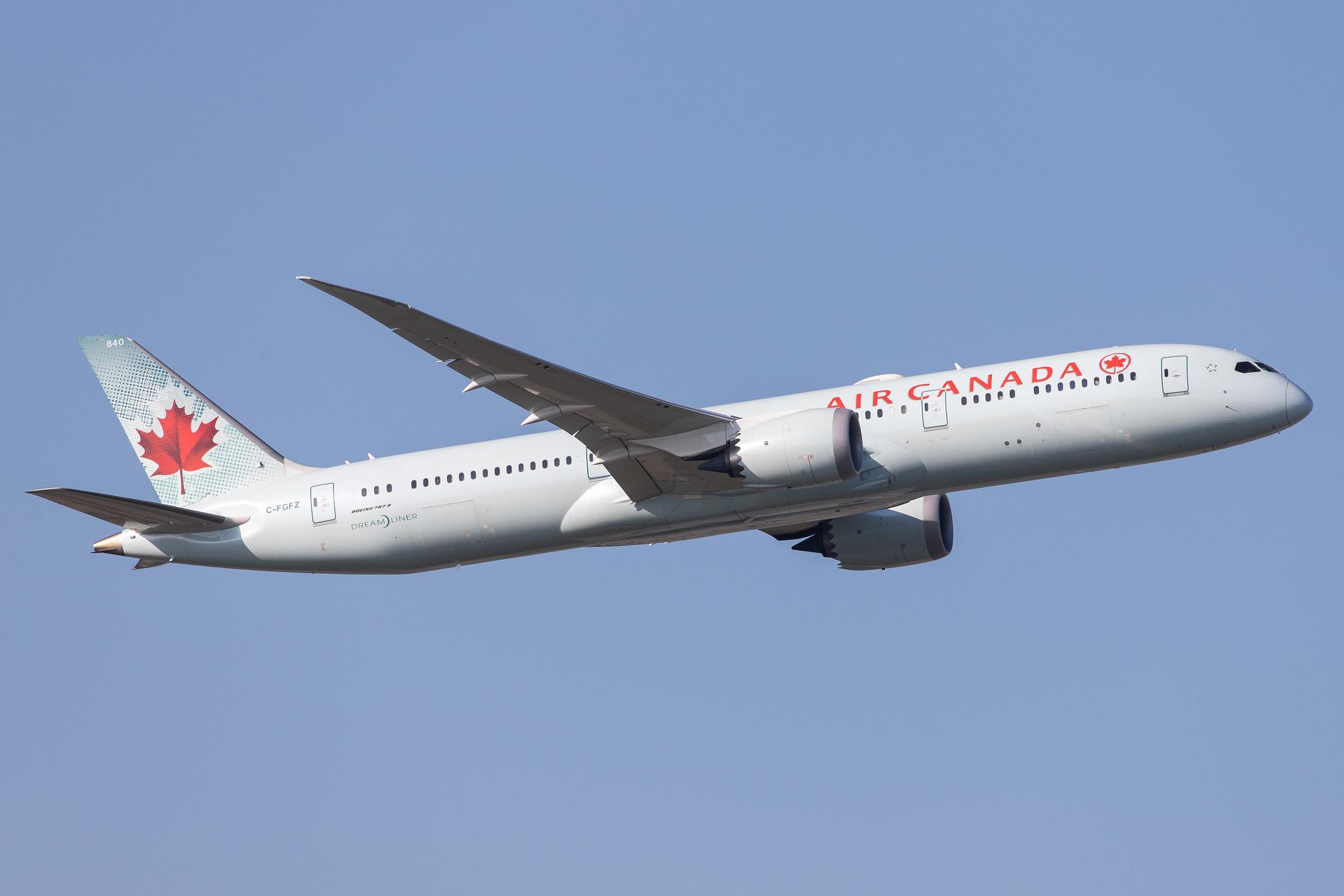 Frankfurt Airport: Air Canada (AC / ACA) |  Boeing 787-9 Dreamliner B789 | C-FGFZ | MSN 37172