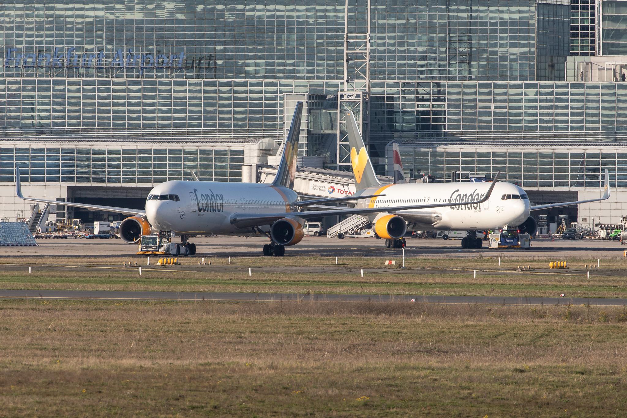 Frankfurt Airport: Condor (DE / CFG) |  Boeing 767-330(ER) B763 | D-ABUE | MSN 26984