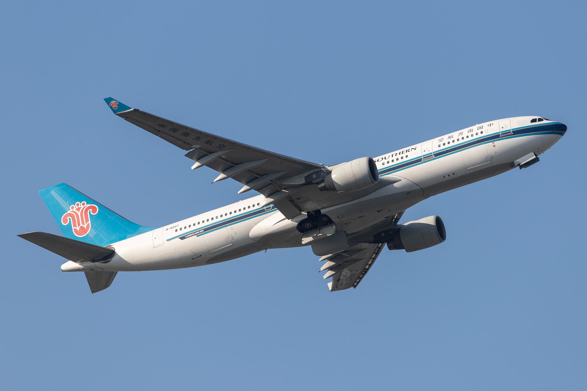 Frankfurt Airport: China Southern Airlines (CZ / CSN) |  Airbus A330-223 A332 | B-6547 | MSN 1309