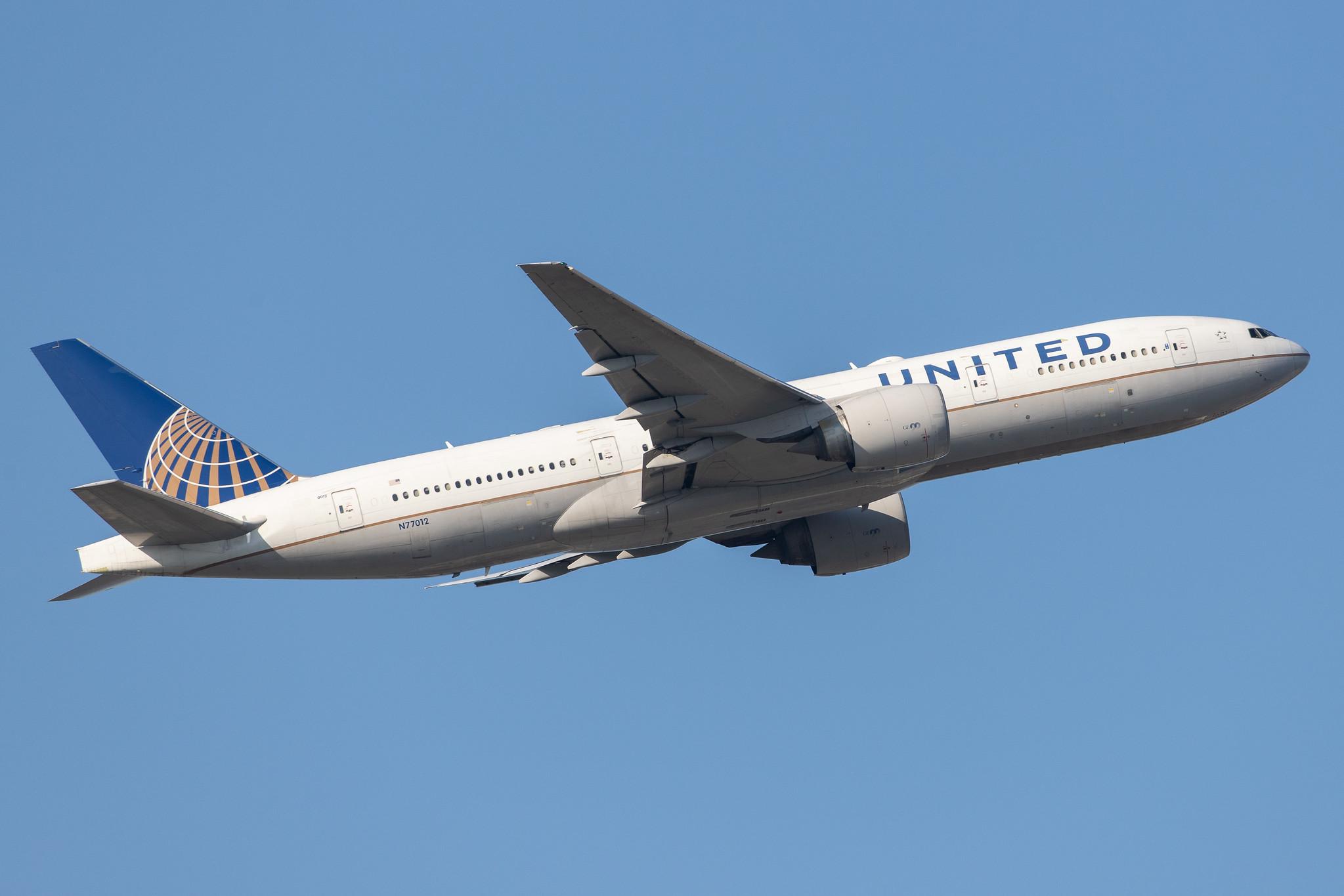 Frankfurt Airport: United Airlines (UA / UAL) |  Boeing 777-224(ER) B772 | N77012 | MSN 29860