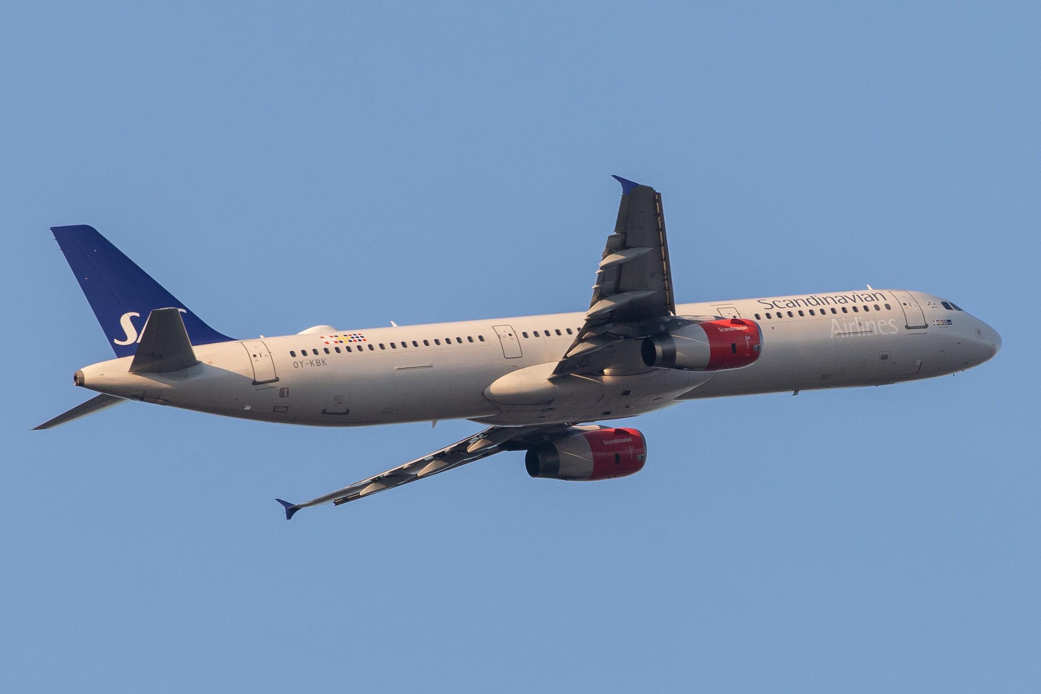 Frankfurt Airport: SAS (SK / SAS) |  Airbus A321-231 A321 | OY-KBK | MSN 1587