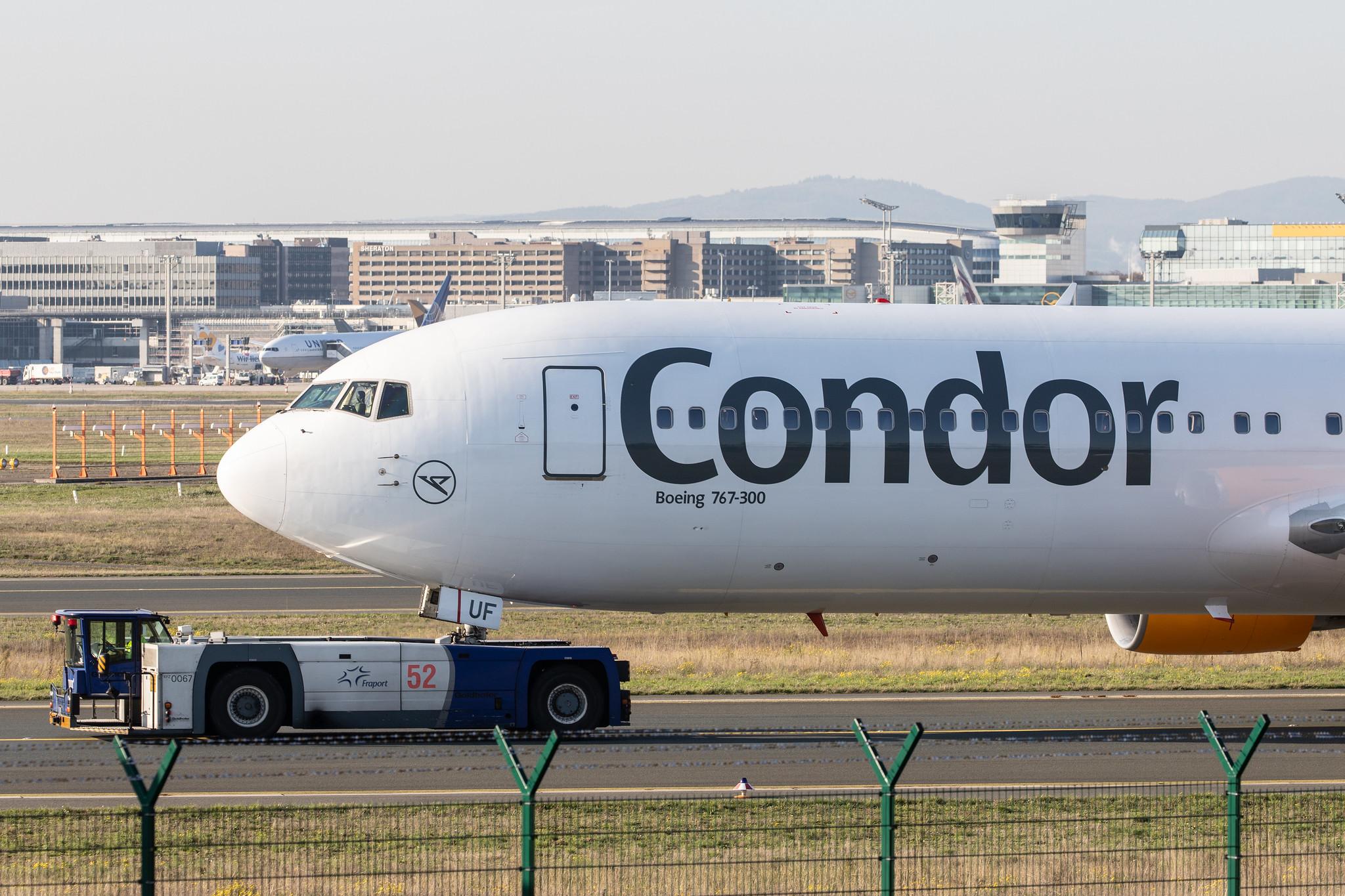 Frankfurt Airport: Condor (DE / CFG) |  Boeing 767-330(ER) B763 | D-ABUE | MSN 26984