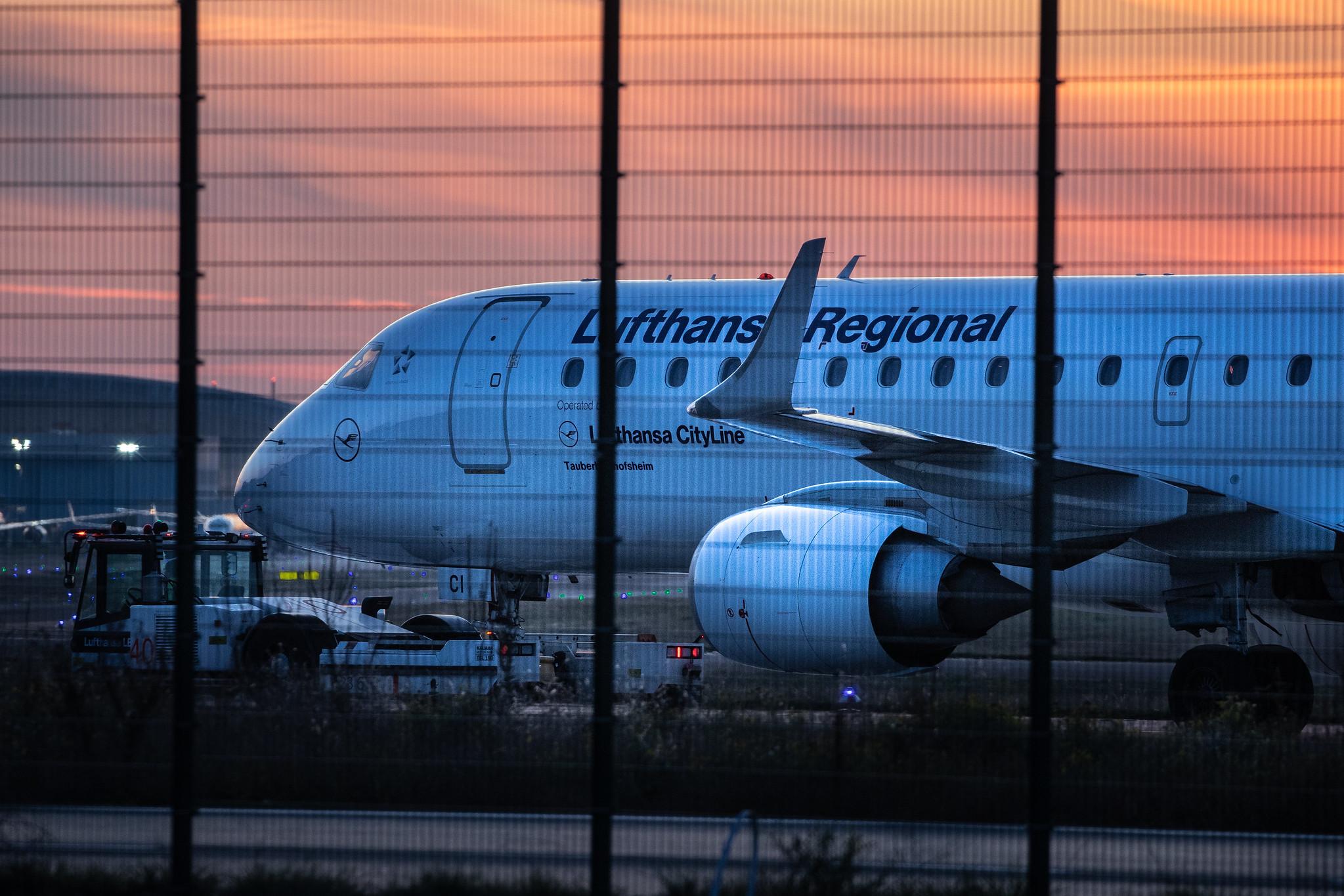 Frankfurt Airport: Lufthansa (LH / DLH) | Operator: Lufthansa CityLine |  Embraer ERJ-190LR E190 | D-AECI | MSN 19000381