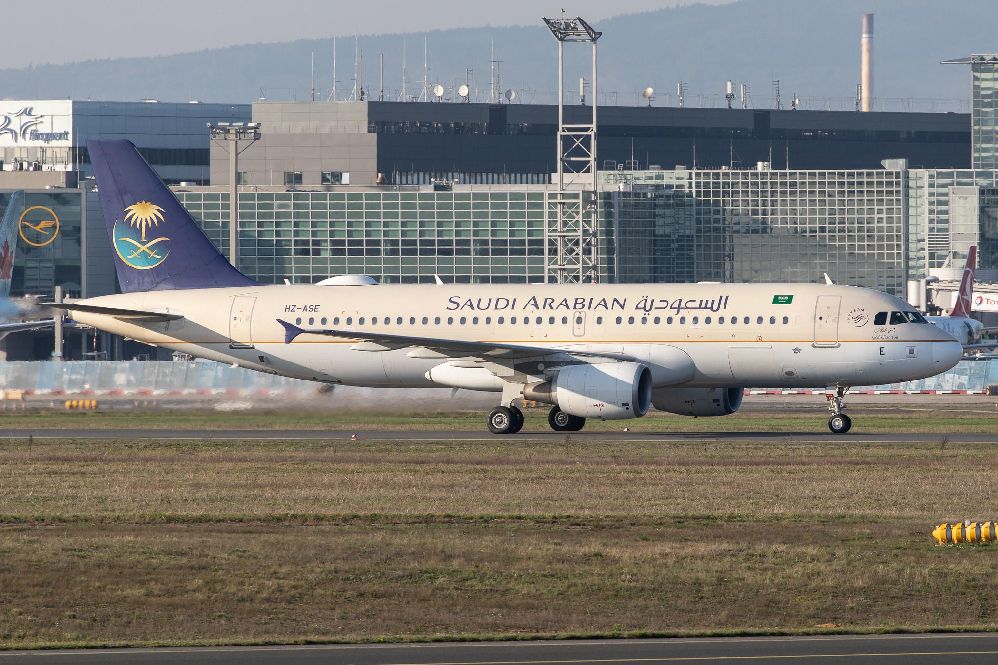 Frankfurt Airport: Saudia (SV / SVA) | Operator: Saudi Arabian Airlines |  Airbus A320-214 A320 | HZ-ASE | MSN 4408