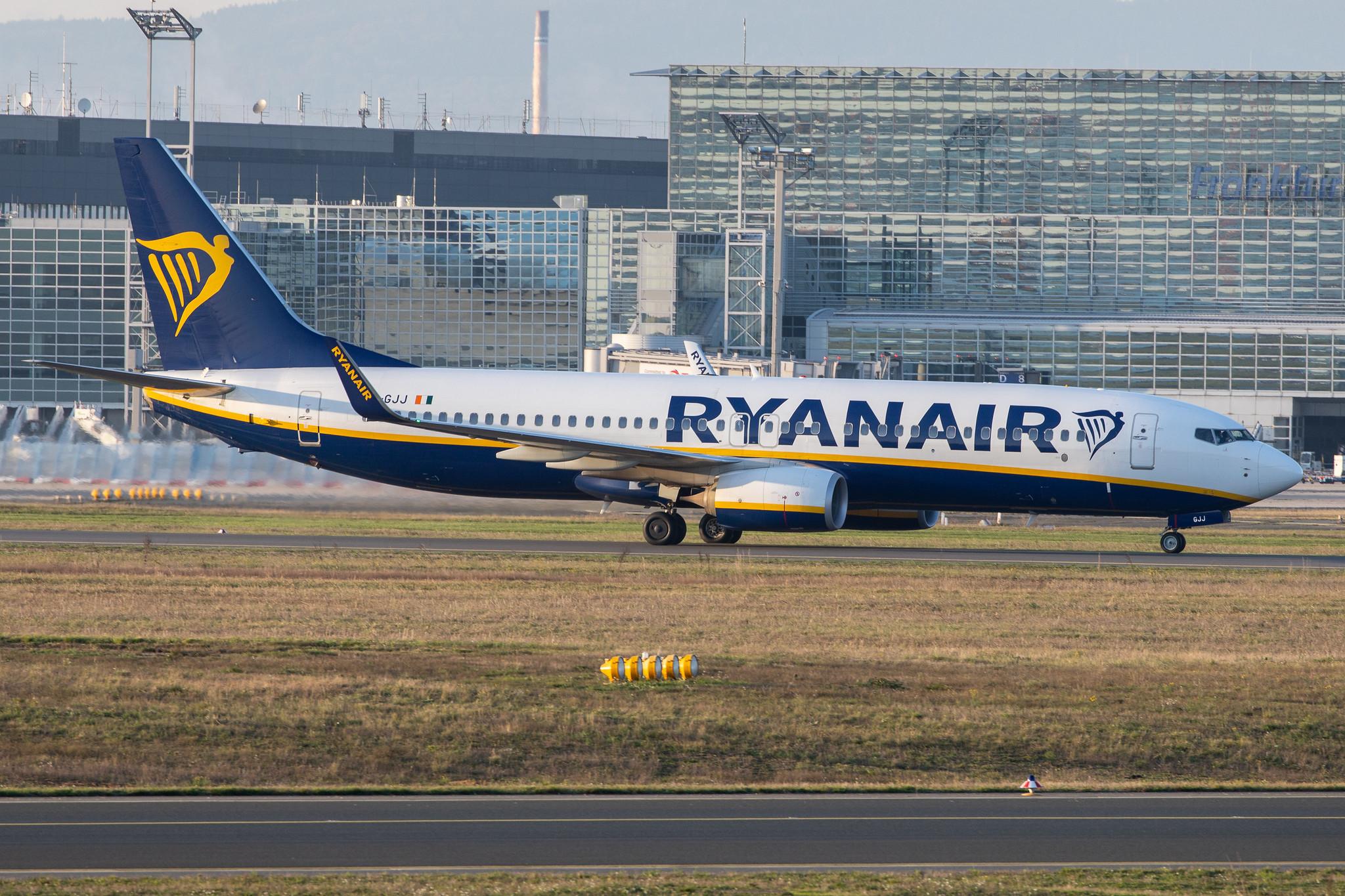 Frankfurt Airport: Ryanair (FR / RYR) |  Boeing 737-8AS B738 | EI-GJJ | MSN 44831