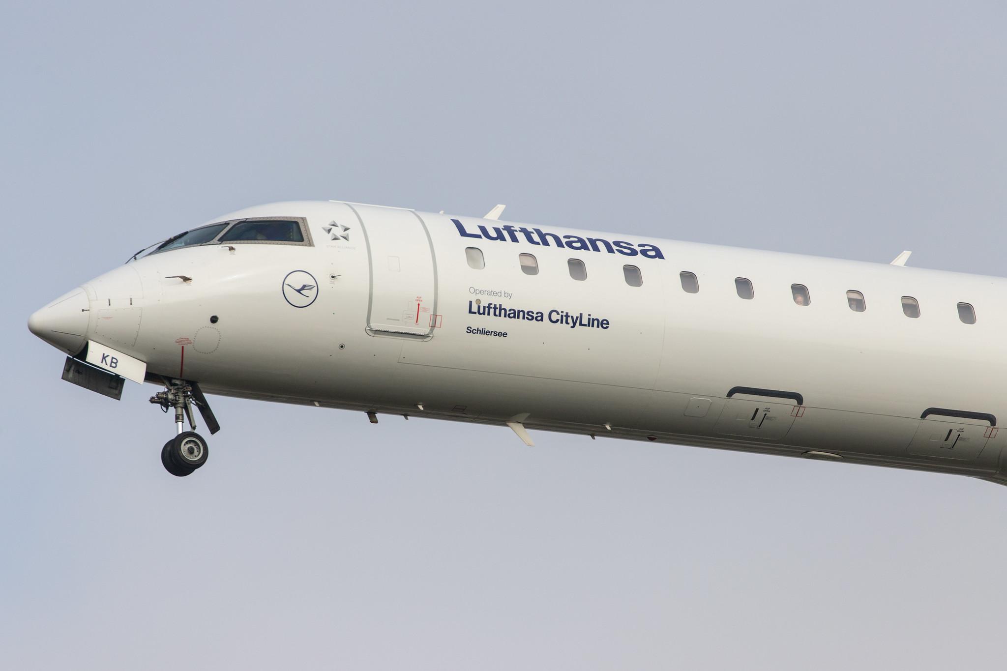 Frankfurt Airport: Lufthansa (LH / DLH) | Operator: Lufthansa CityLine |  Bombardier CRJ-900LR CRJ9 | D-ACKB | MSN 15073