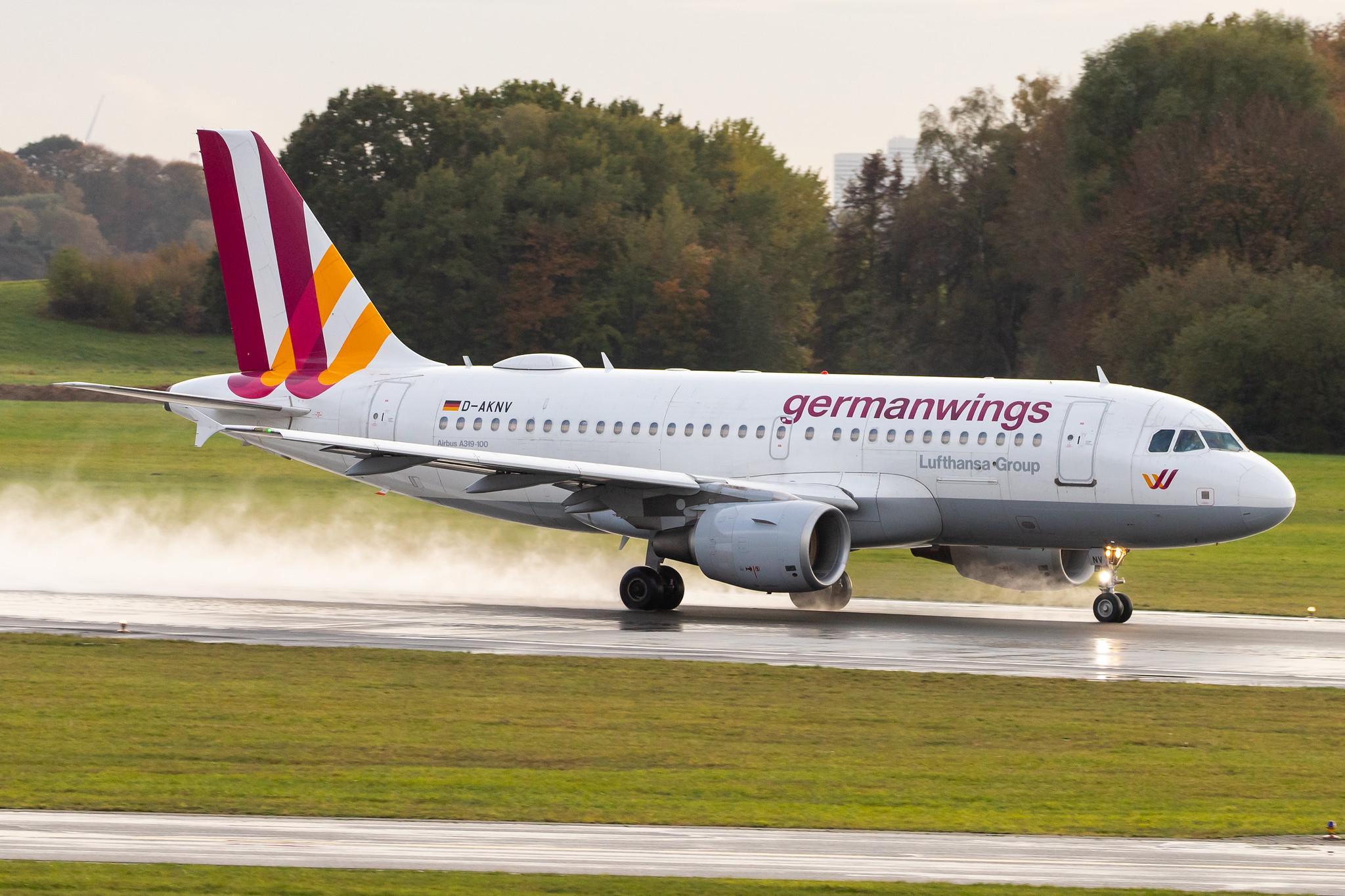 Hamburg Airport: Eurowings (EW / EWG) | Operator: Germanwings |  Airbus A319-112 A319 | D-AKNV | MSN 2632