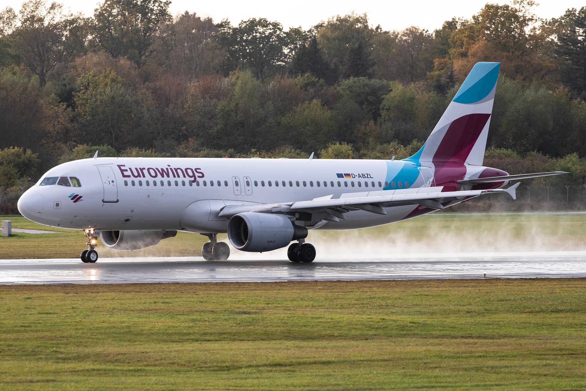 Hamburg Airport: Eurowings (EW / EWG) |  Airbus A320-216 A320 | D-ABZL | MSN 3178