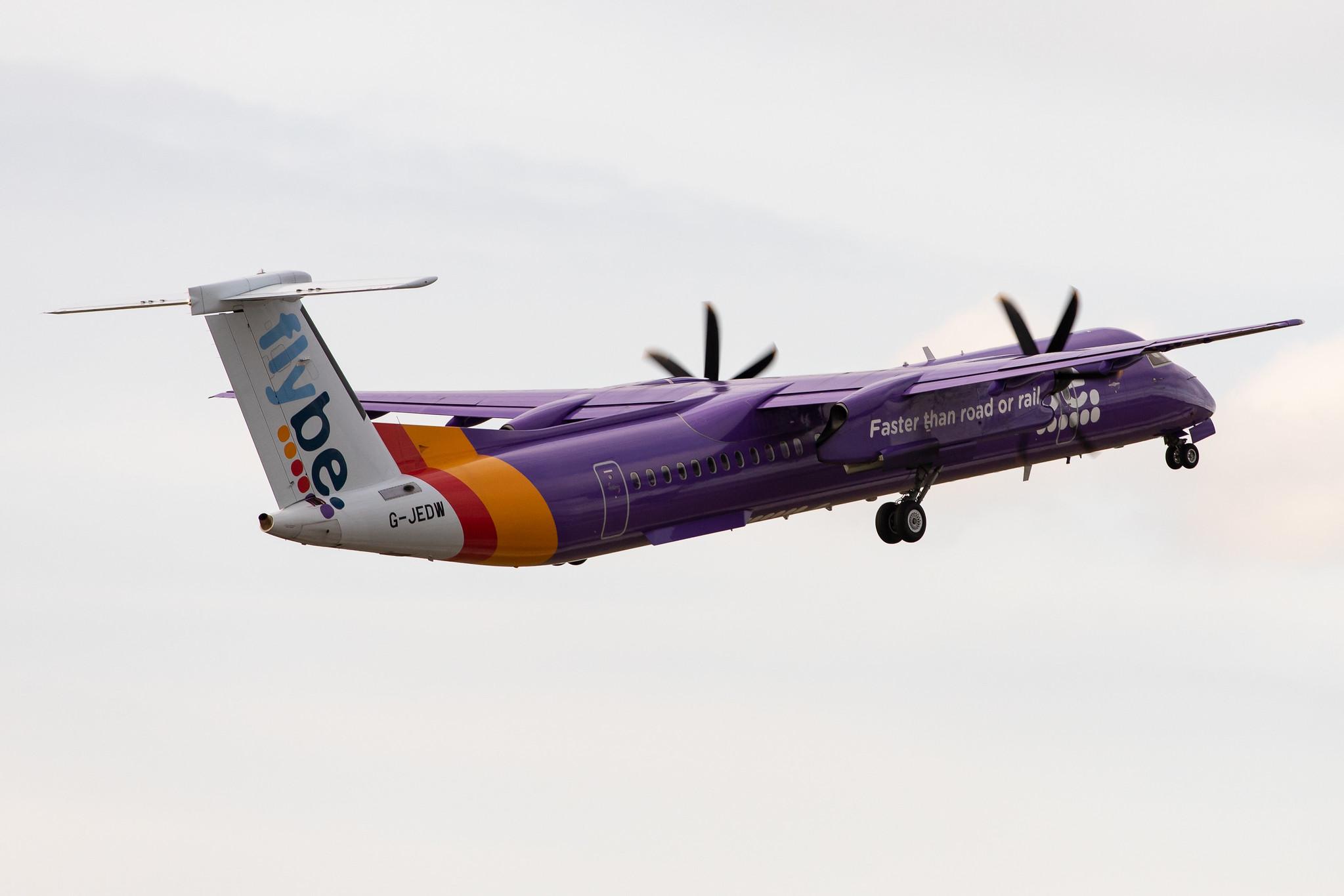 Düsseldorf Airport: Flybe (BE / BEE) |  De Havilland Canada Dash 8-400 DH8D | G-JEDW | MSN 4093