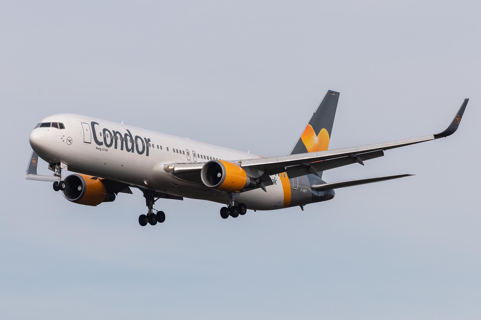 Frankfurt Airport: Condor (DE / CFG) |  Boeing 767-3Q8(ER) B763 | D-ABUT | MSN 29383