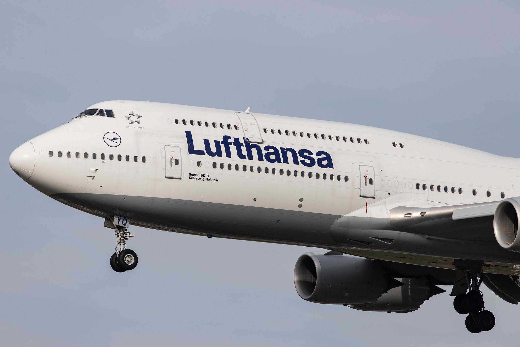 Frankfurt Airport: Lufthansa (LH / DLH) |  Boeing 747-830 B748 | D-ABYQ | MSN 37840