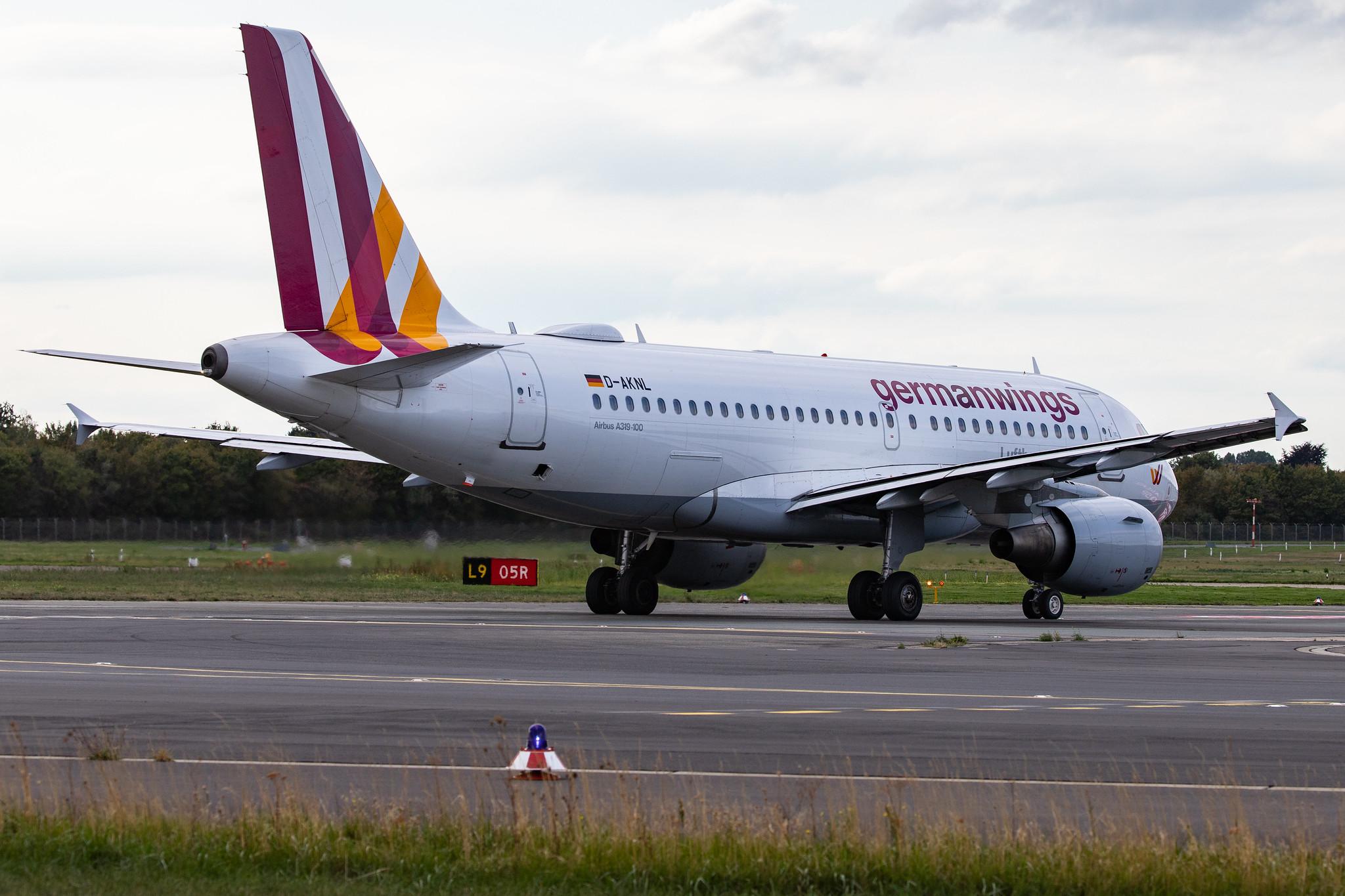 Düsseldorf Airport: Eurowings (EW / EWG) | Operator: Germanwings |  Airbus A319-112 A319 | D-AKNL | MSN 1084