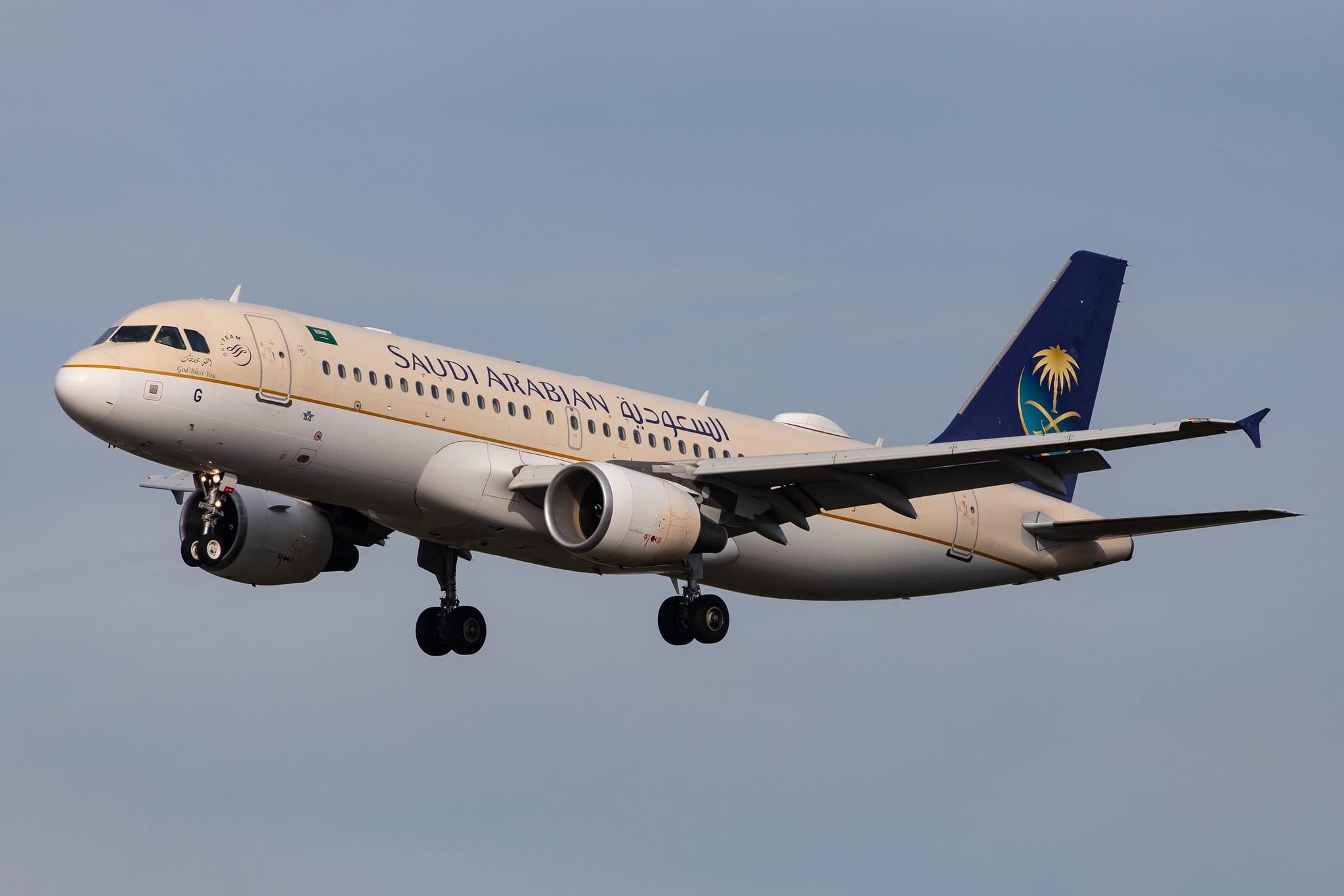 Frankfurt Airport: Saudia (SV / SVA) | Operator: Saudi Arabian Airlines |  Airbus A320-214 A320 | HZ-ASG | MSN 5223