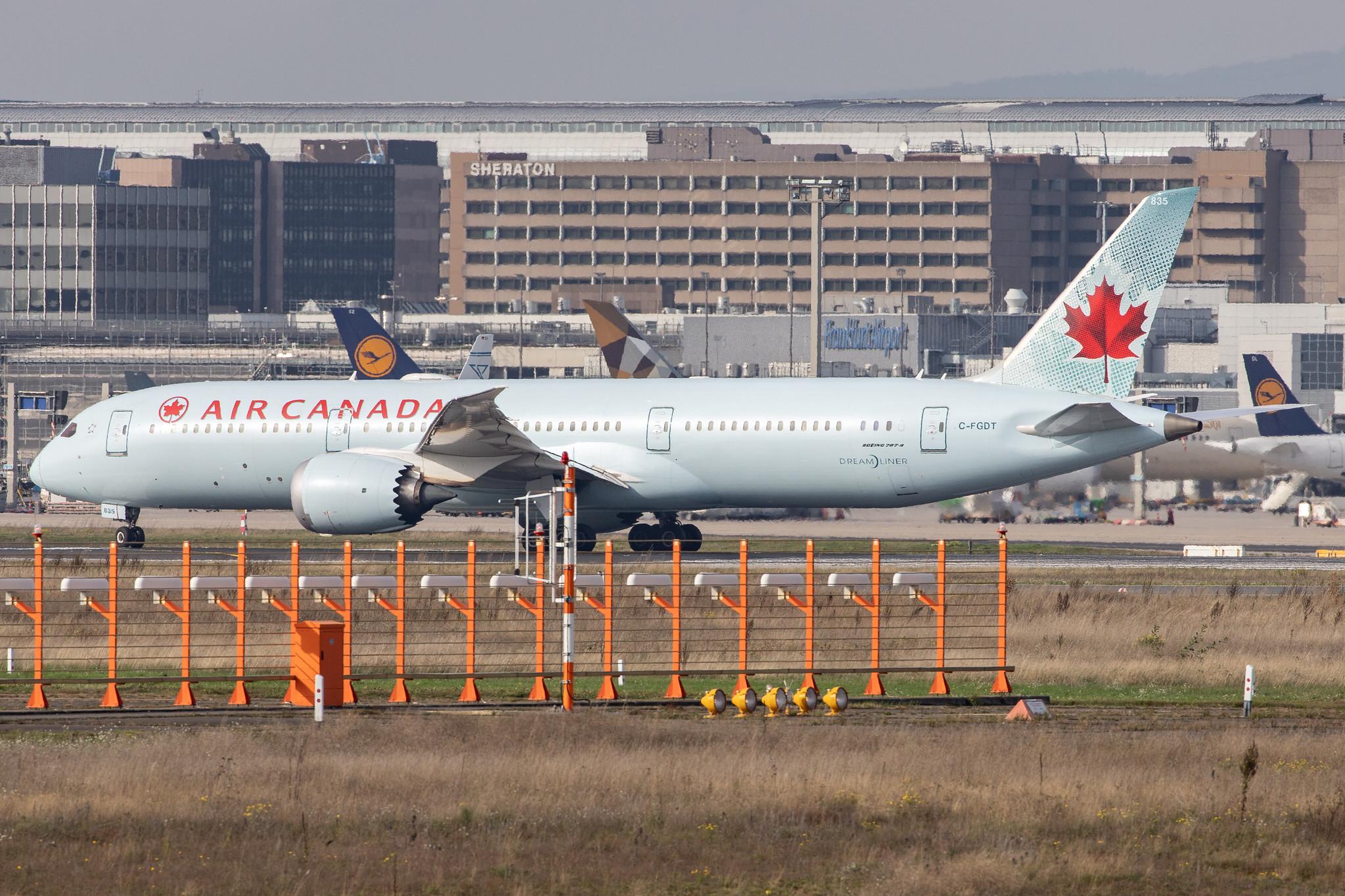 Frankfurt Airport: Air Canada (AC / ACA) |  Boeing 787-9 Dreamliner B789 | C-FGDT | MSN 37171