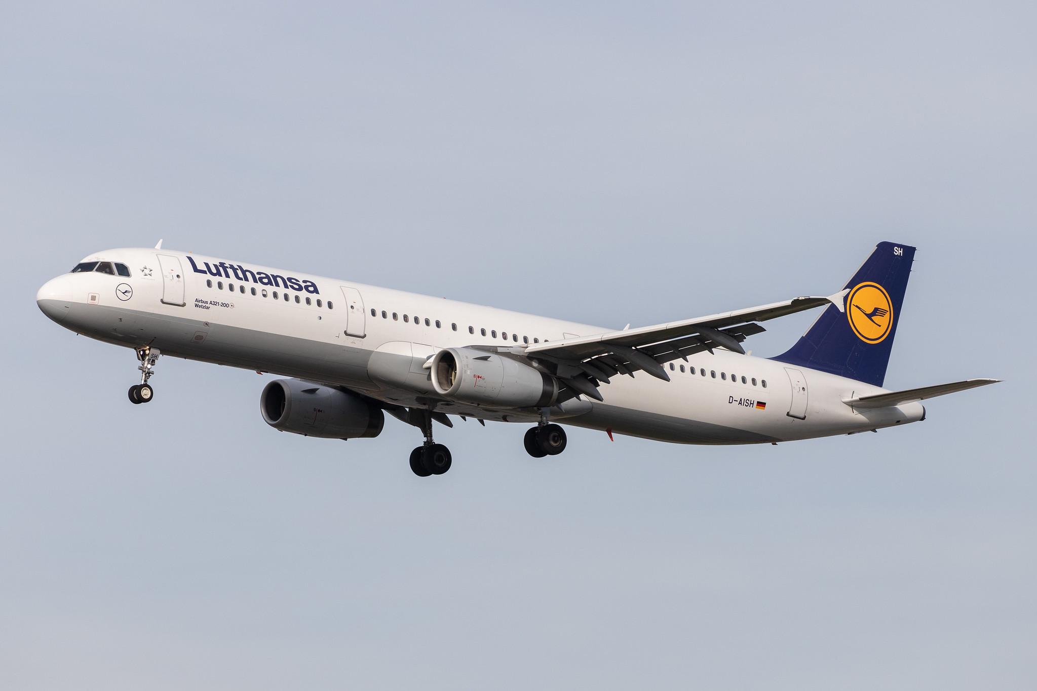 Frankfurt Airport: Lufthansa (LH / DLH) |  Airbus A321-231 A321 | D-AISH | MSN 3265