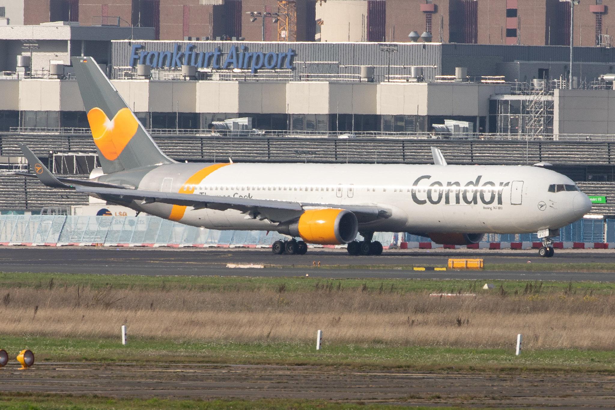 Frankfurt Airport: Condor (DE / CFG) |  Boeing 767-3Q8(ER) B763 | D-ABUO | MSN 29387