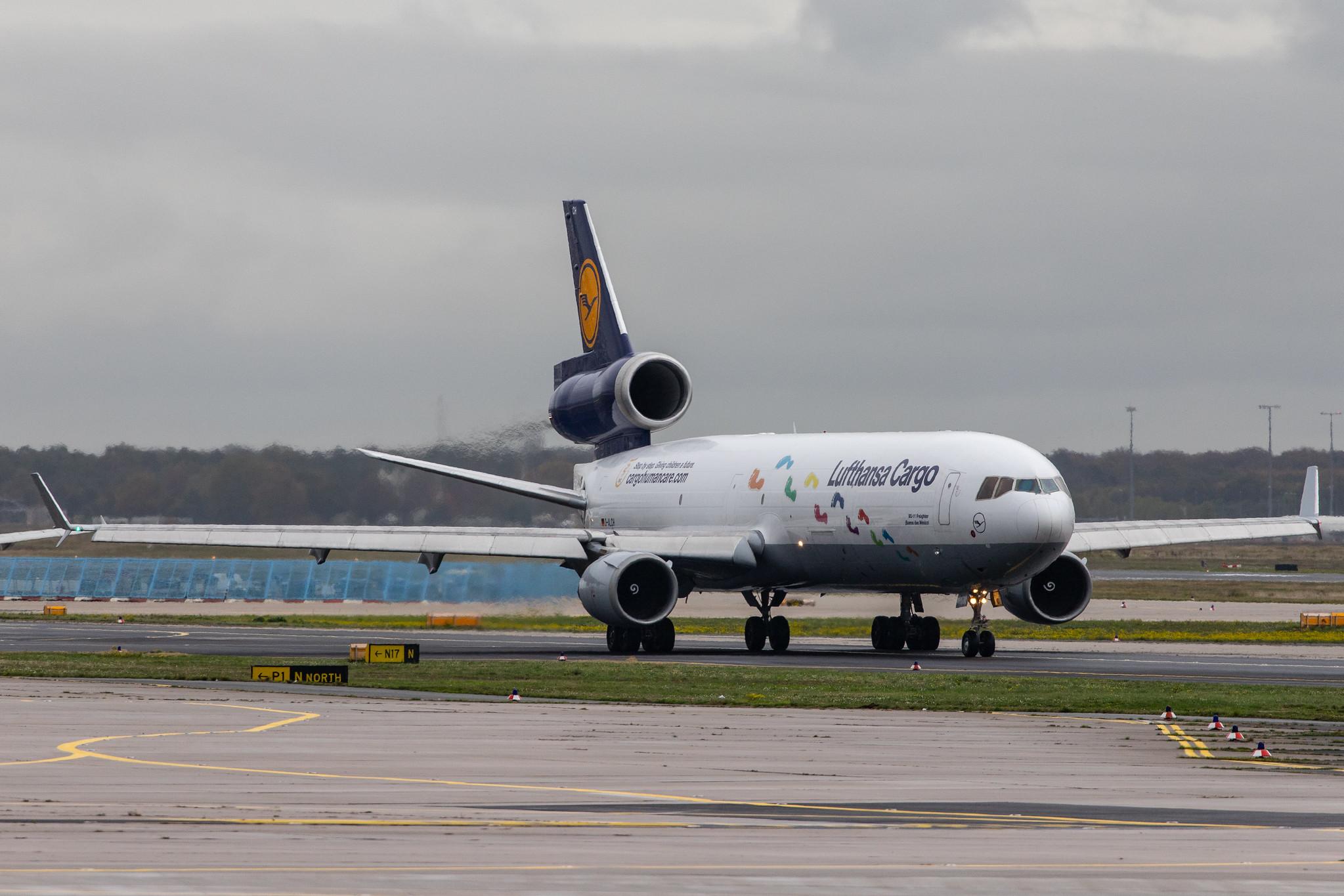 Frankfurt Airport: Lufthansa Cargo (/ GEC) |  McDonnell Douglas MD-11F MD11 | D-ALCH | MSN 48801