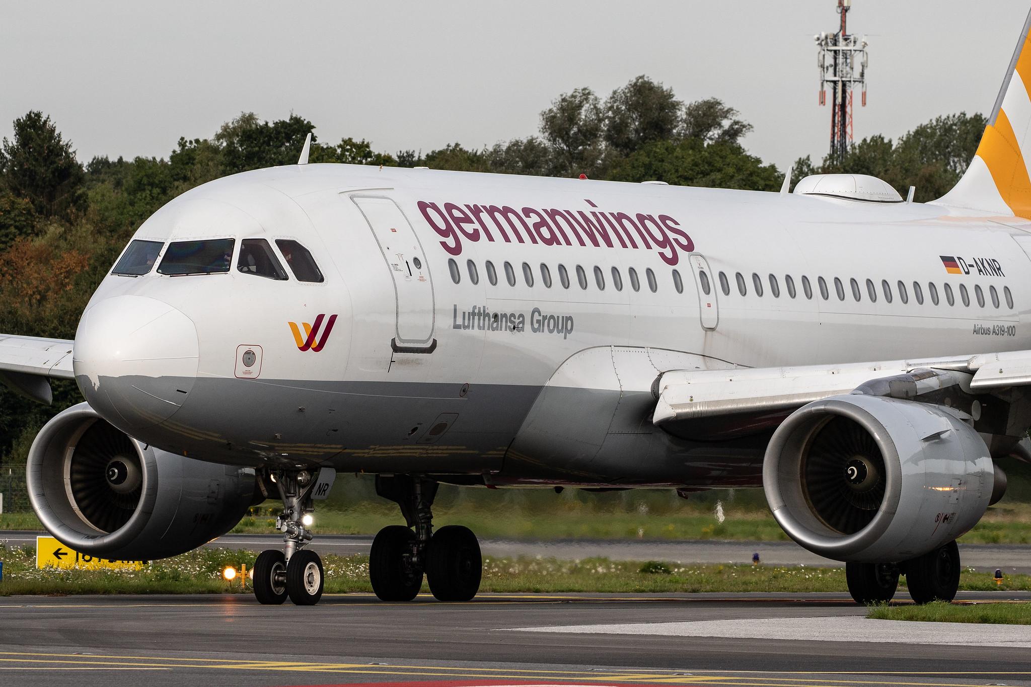 Hamburg Airport: Eurowings (EW / EWG) | Operator: Germanwings |  Airbus A319-112 A319 | D-AKNR | MSN 1209