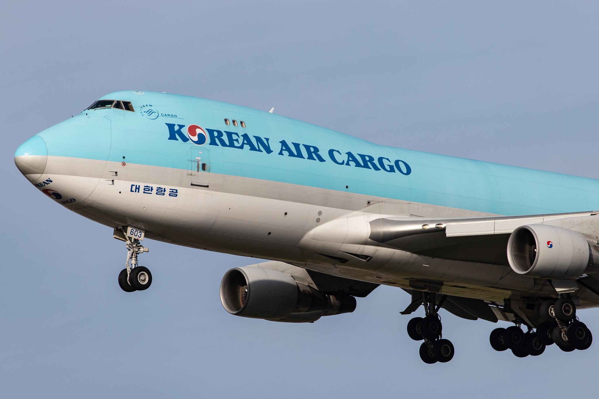 Frankfurt Airport: Korean Air Cargo (KE / KAL) | Operator: Korean Air |  Boeing 747-4B5F(ER) B744 | HL7603 | MSN 34302
