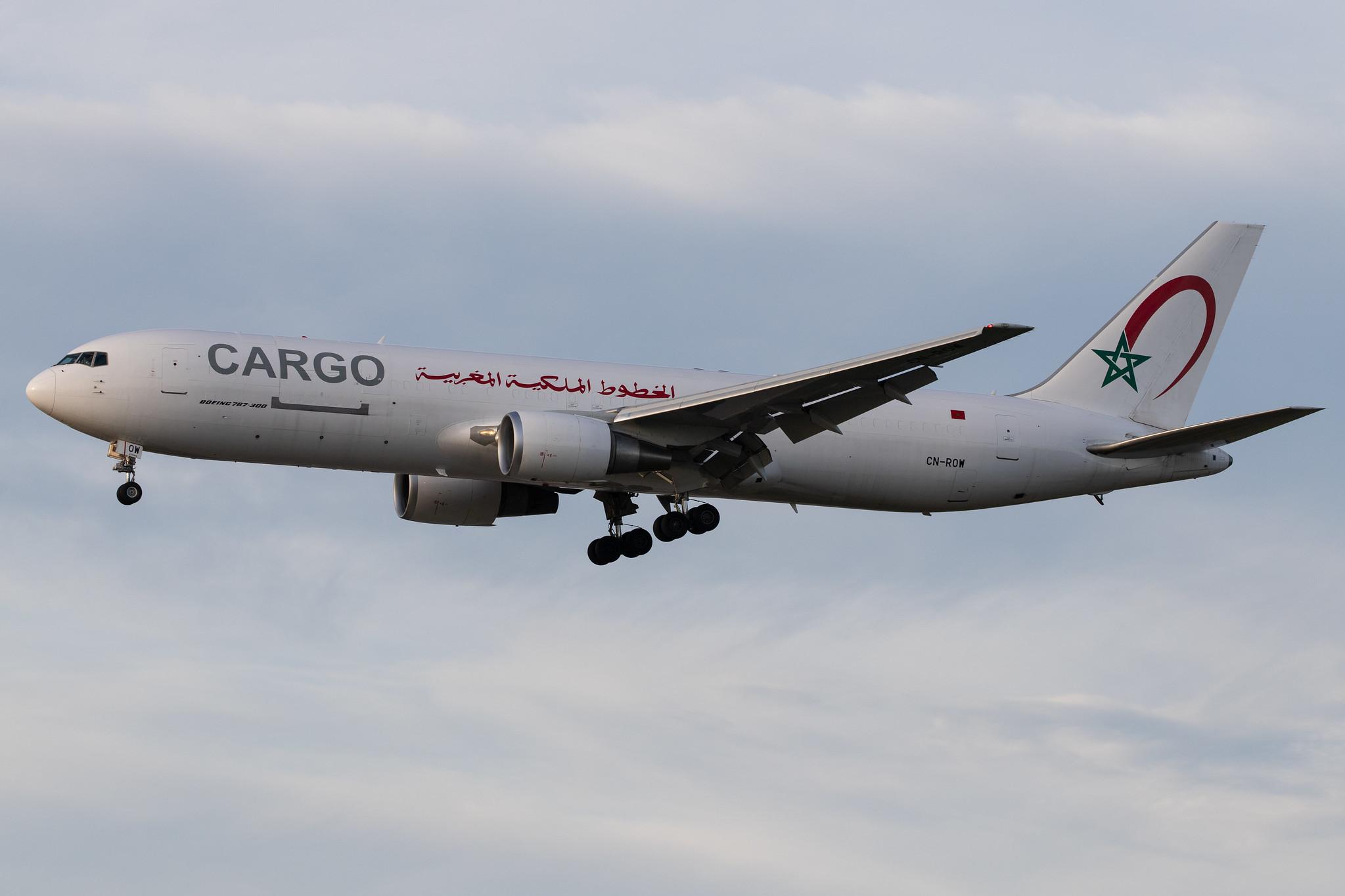 Frankfurt Airport: Royal Air Maroc Cargo (AT / RAM) | Operator: Royal Air Maroc |  Boeing 767-343(ER)(BCF) B763 | CN-ROW | MSN 30008