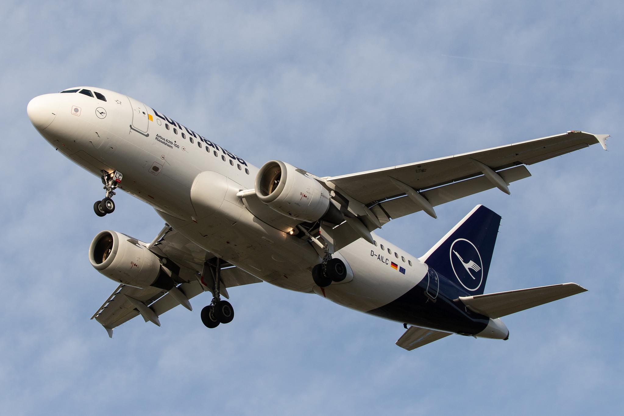 Frankfurt Airport: Lufthansa (LH / DLH) |  Airbus A319-114 A319 | D-AILC | MSN 0616