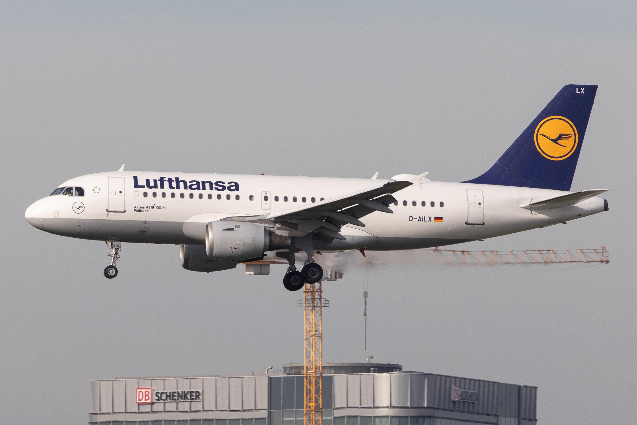 Frankfurt Airport: Lufthansa (LH / DLH) |  Airbus A319-114 A319 | D-AILX | MSN 0860