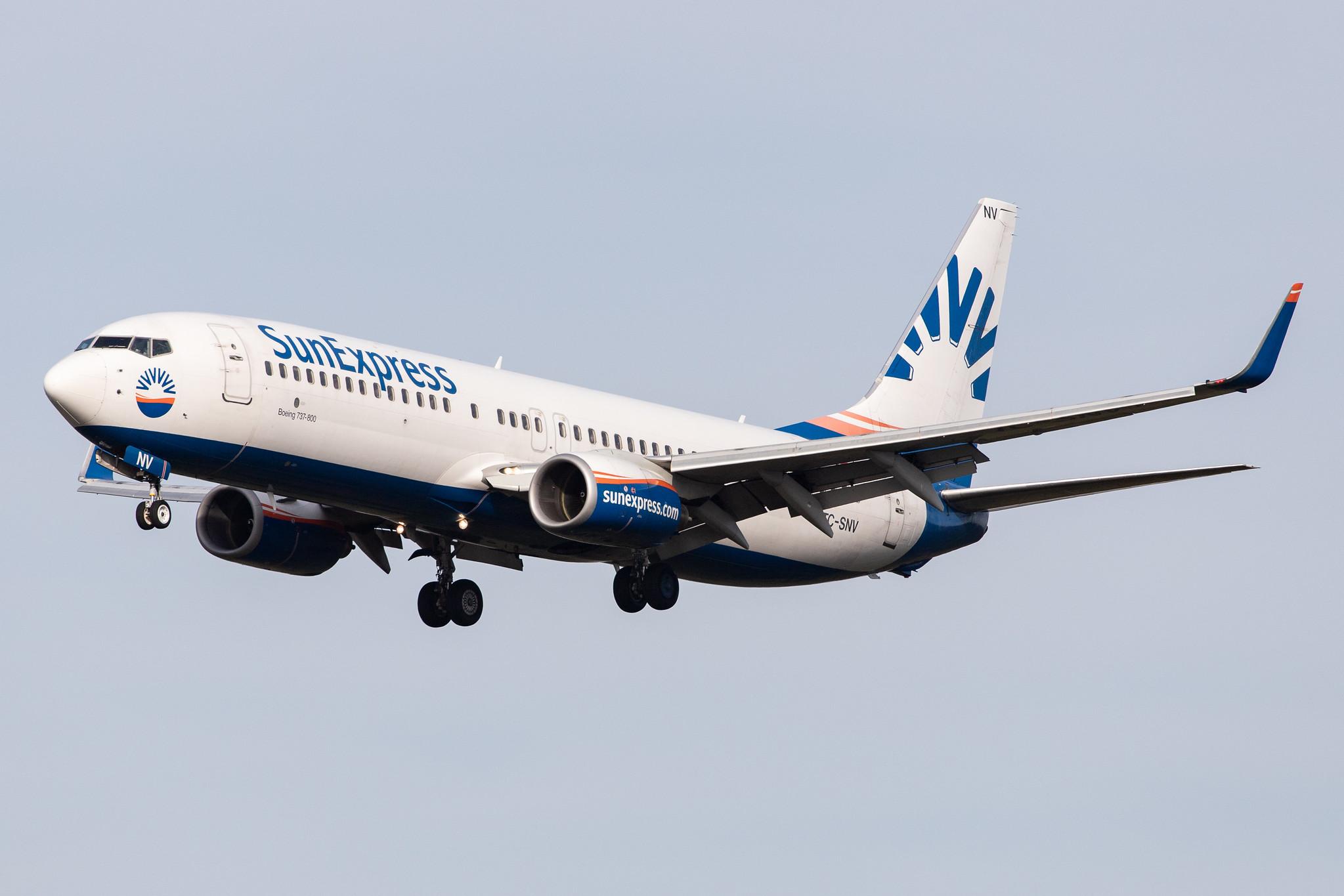 Frankfurt Airport: SunExpress (XQ / SXS) |  Boeing 737-86J B738 | TC-SNV | MSN 28072