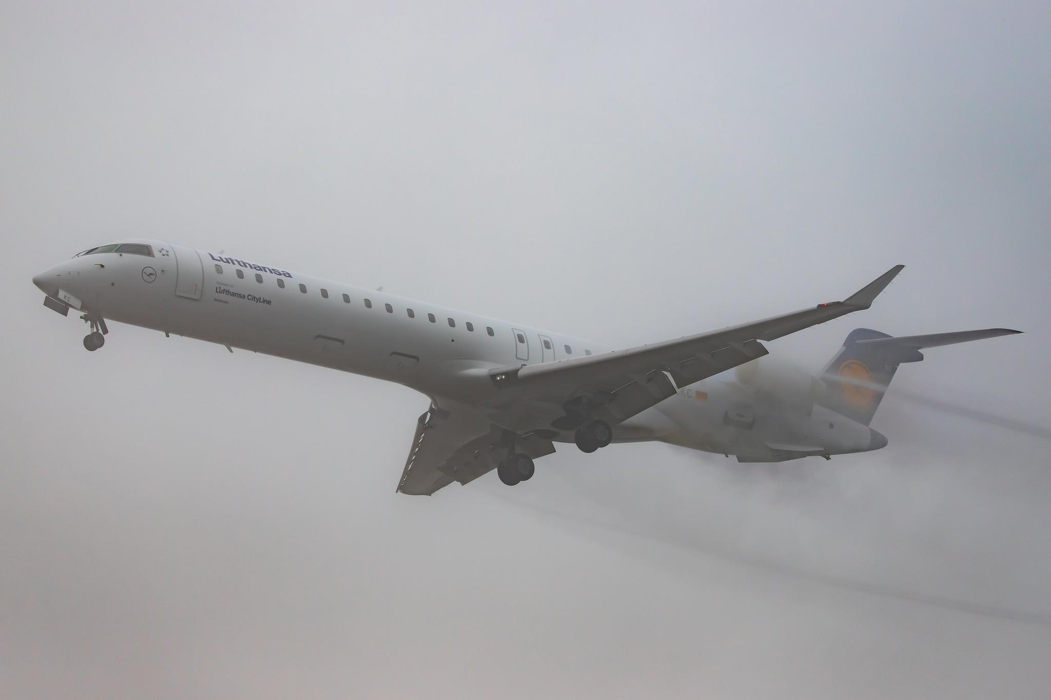 Frankfurt Airport: Lufthansa (LH / DLH) | Operator: Lufthansa CityLine |  Bombardier CRJ-900LR CRJ9 | D-ACKC | MSN 15078