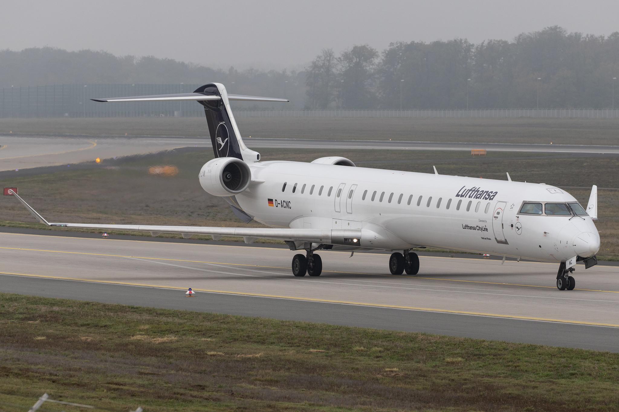 Frankfurt Airport: Lufthansa (LH / DLH) | Operator: Lufthansa CityLine |  Bombardier CRJ-900LR CRJ9 | D-ACNC | MSN 15236