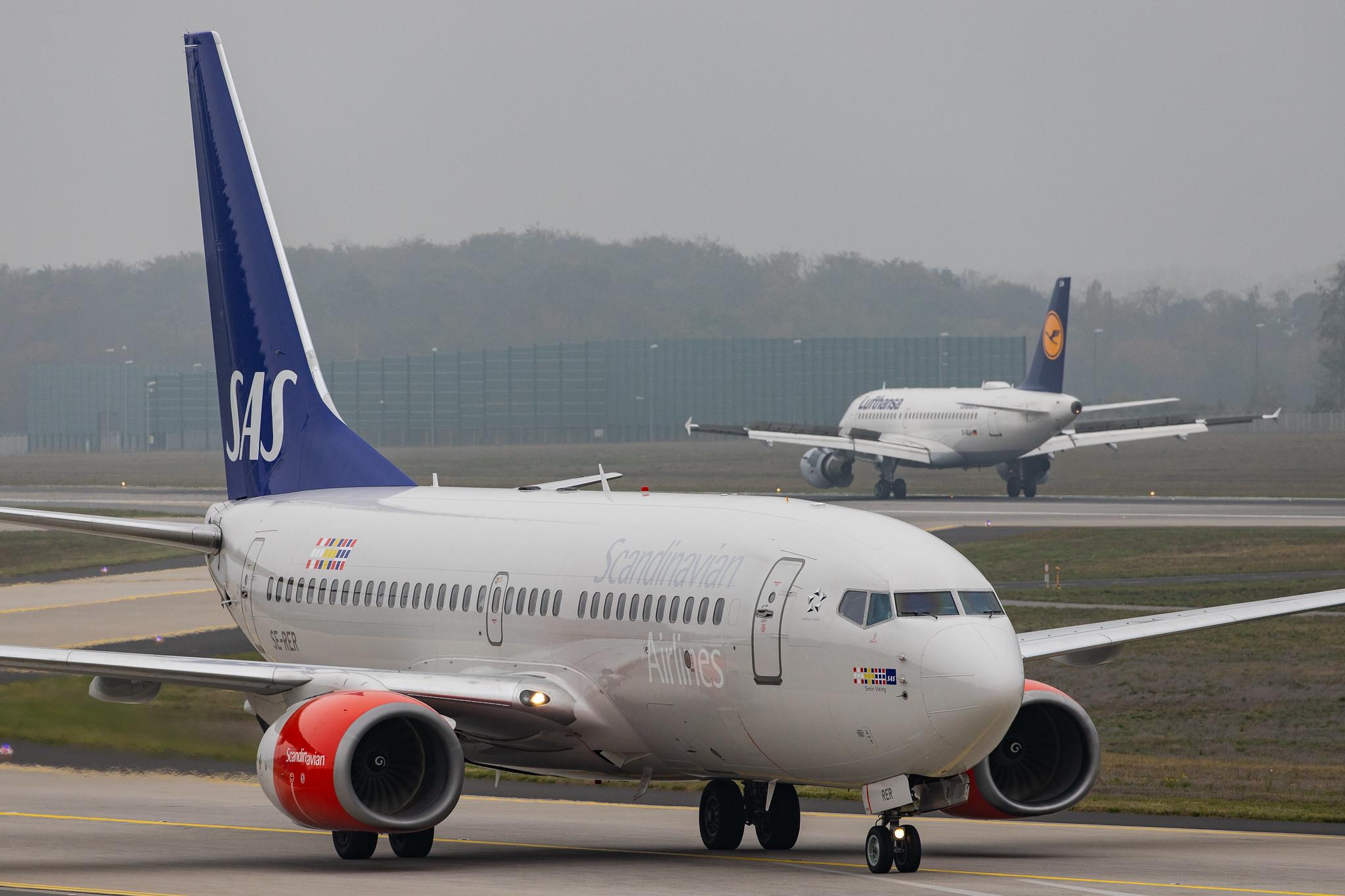 Frankfurt Airport: SAS (SK / SAS) |  Boeing 737-7BX B737 | SE-RER | MSN 30736