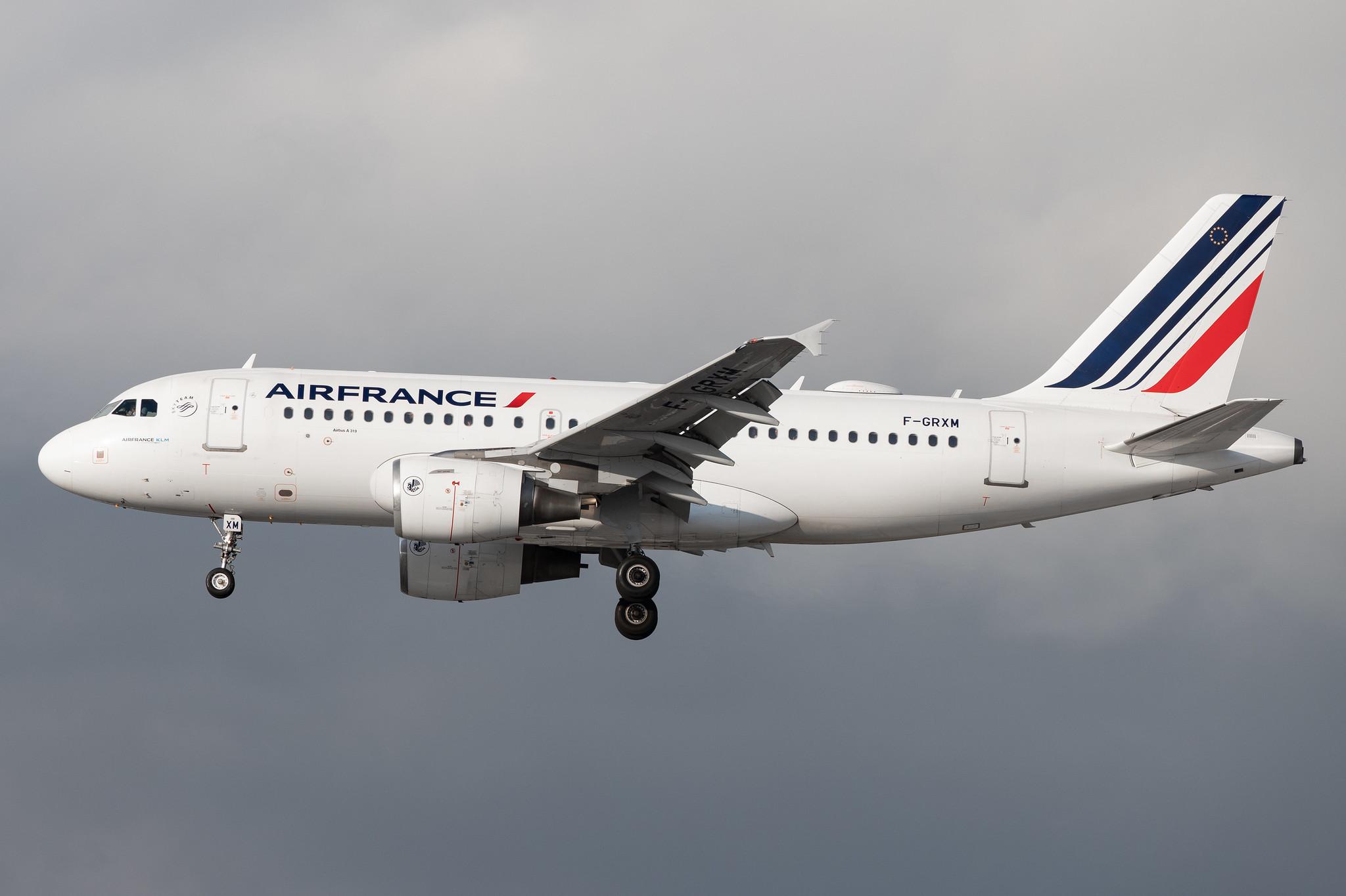 Hamburg Airport: Air France (AF / AFR) |  Airbus A319-111 A319 | F-GRXM | MSN 2961
