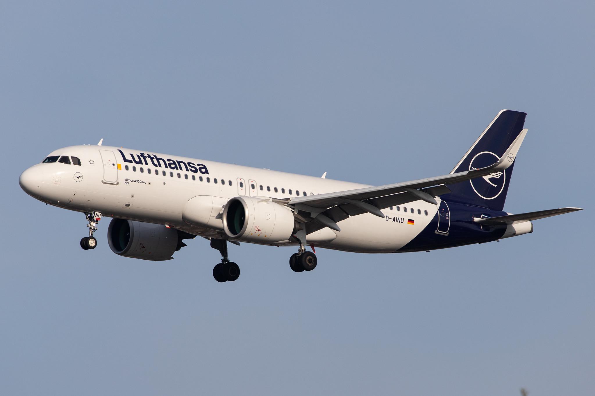 London Heathrow Airport: Lufthansa (LH / DLH) |  Airbus A320-271N A20N | D-AINU | MSN 8728