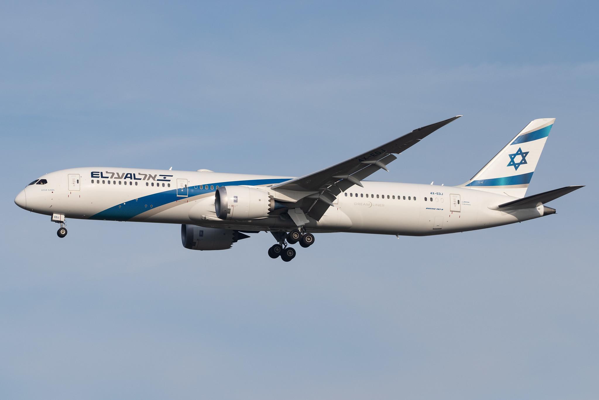 London Heathrow Airport: El Al Israel Airlines (LY / ELY) | Operator: El Al |  Boeing 787-9 Dreamliner B789 | 4X-EDJ | MSN 65086