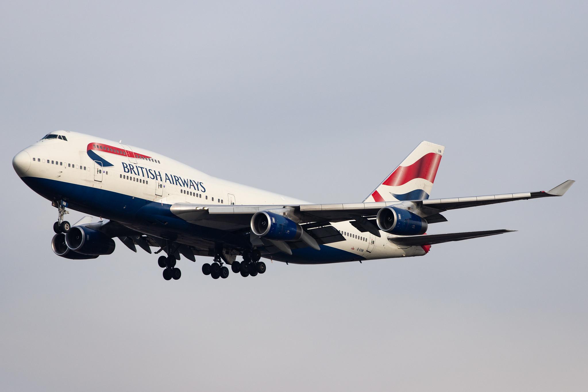 London Heathrow Airport: British Airways (BA / BAW) |  Boeing 747-436 B744 | G-CIVN | MSN 28848