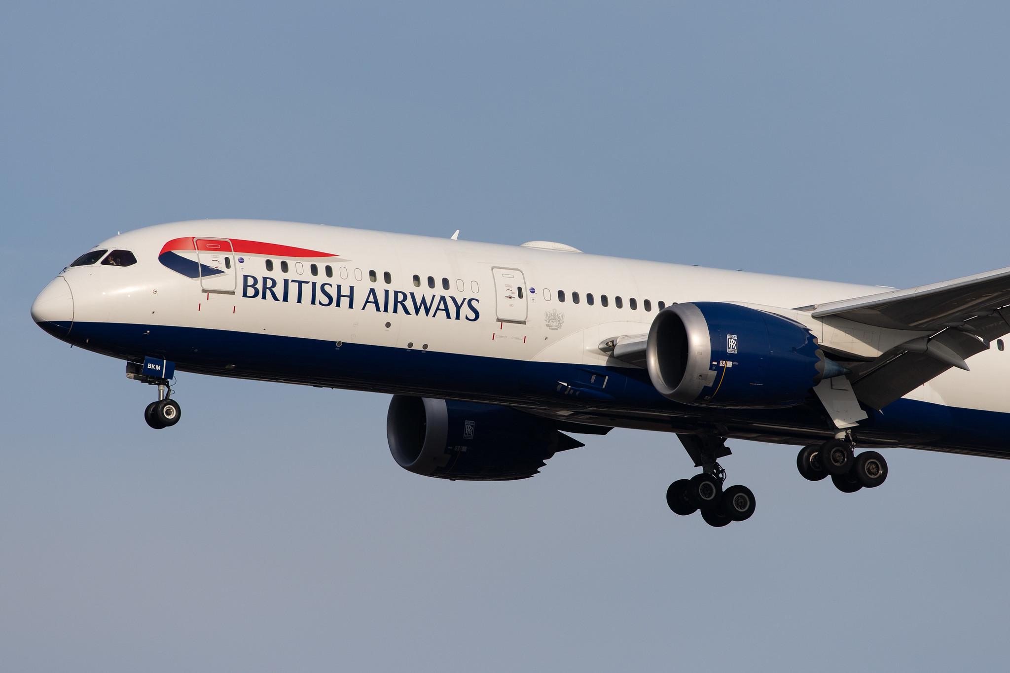 London Heathrow Airport: British Airways (BA / BAW) |  Boeing 787-9 Dreamliner B789 | G-ZBKM | MSN 38629
