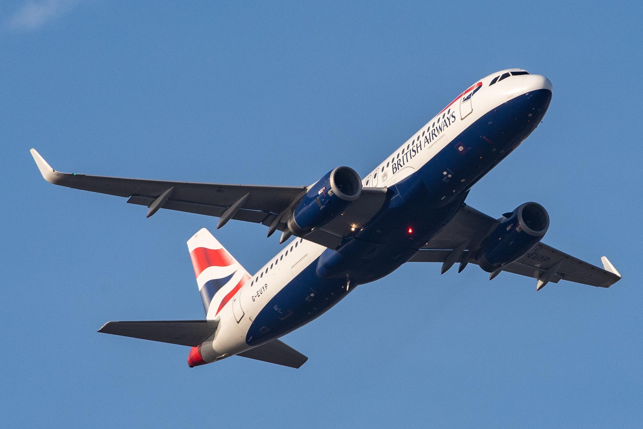 London Heathrow Airport: British Airways (BA / BAW) |  Airbus A320-232 A320 | G-EUYP | MSN 5784