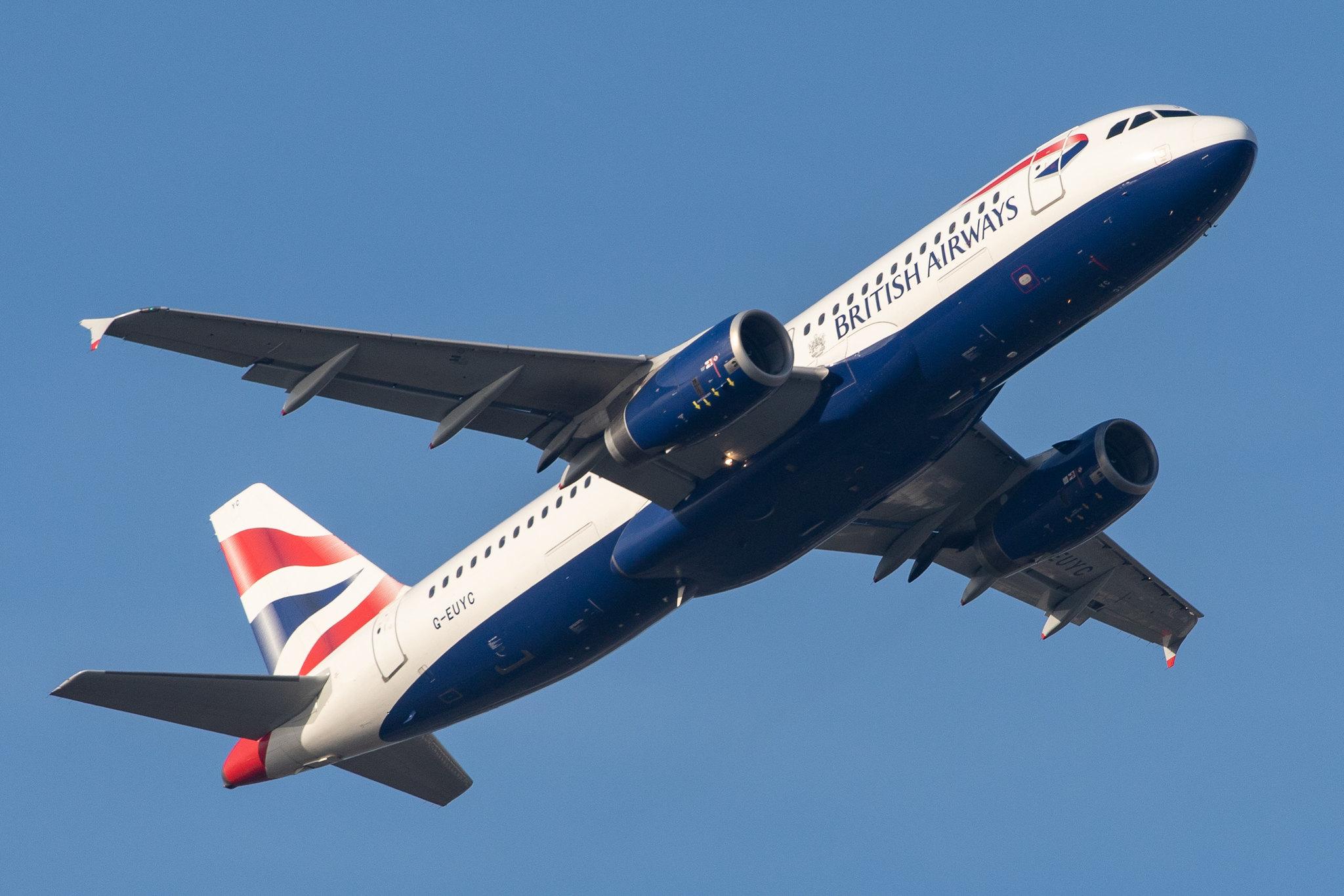 London Heathrow Airport: British Airways (BA / BAW) |  Airbus A320-232 A320 | G-EUYC | MSN 3721
