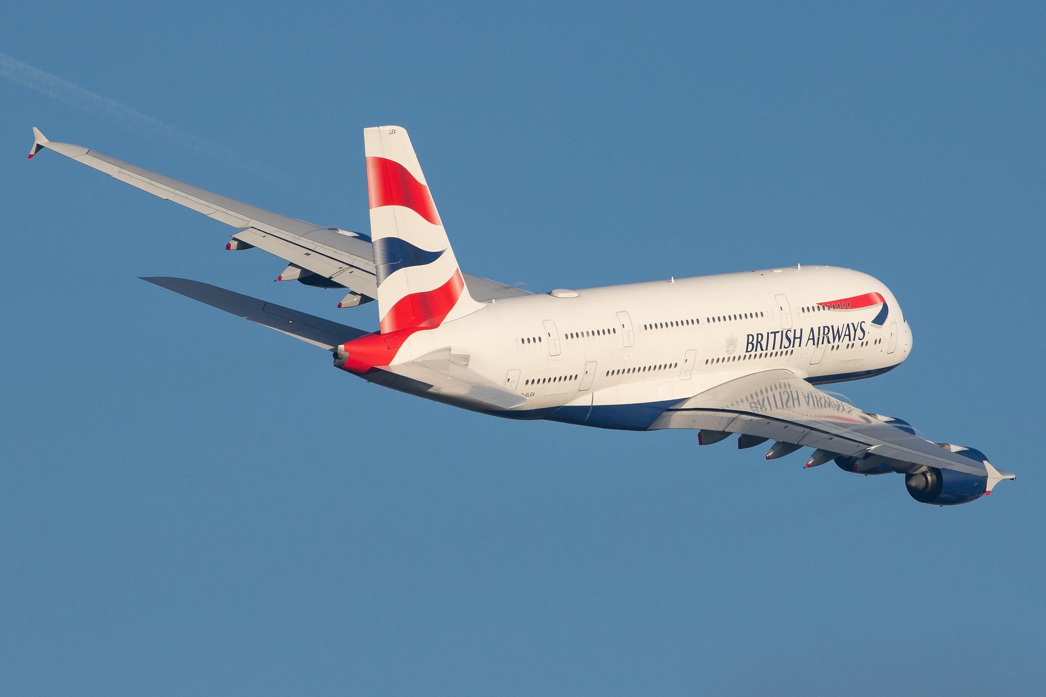 London Heathrow Airport: British Airways (BA / BAW) |  Airbus A380-841 A388 | G-XLEA | MSN 095
