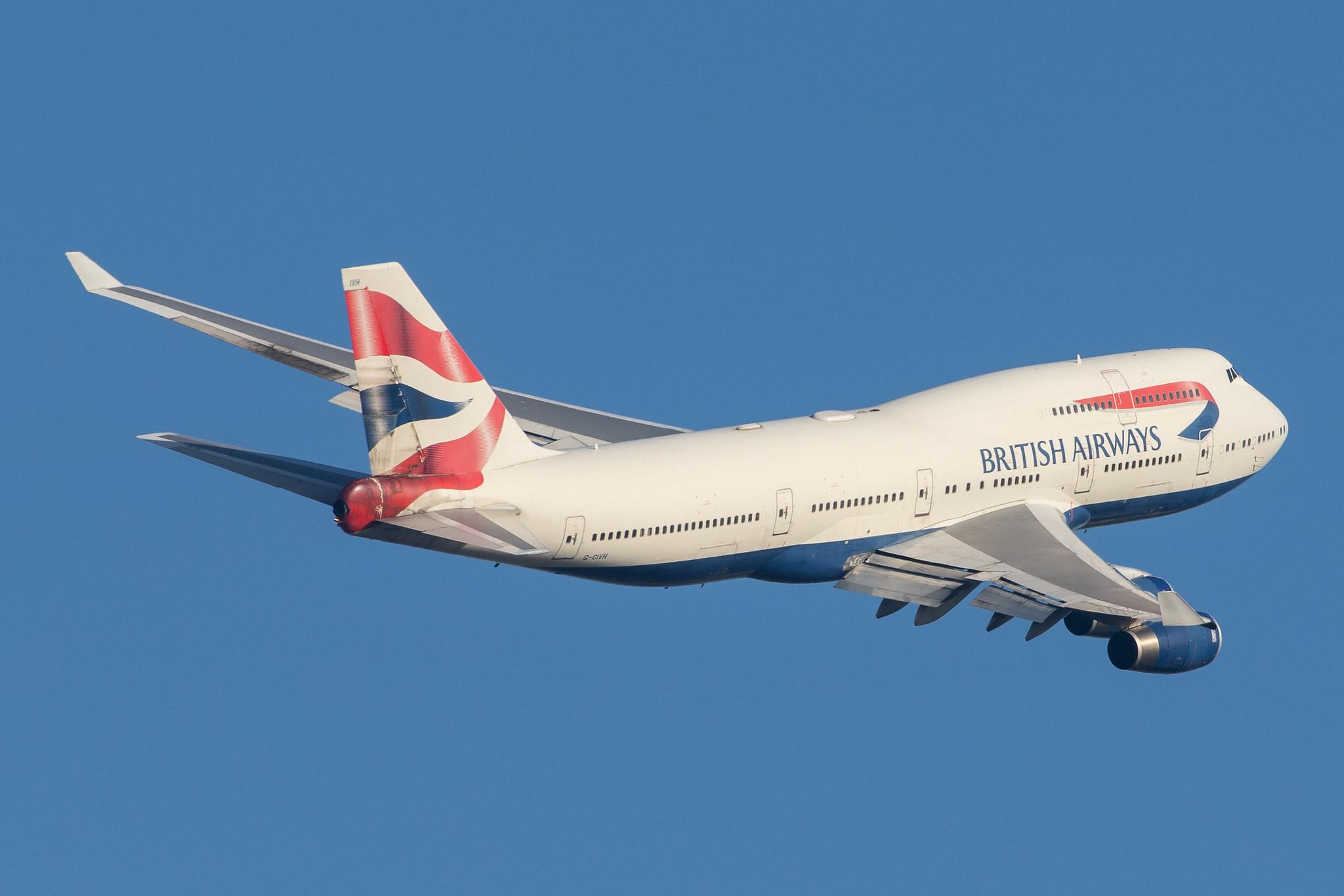 London Heathrow Airport: British Airways (BA / BAW) |  Boeing 747-436 B744 | G-CIVH | MSN 25809