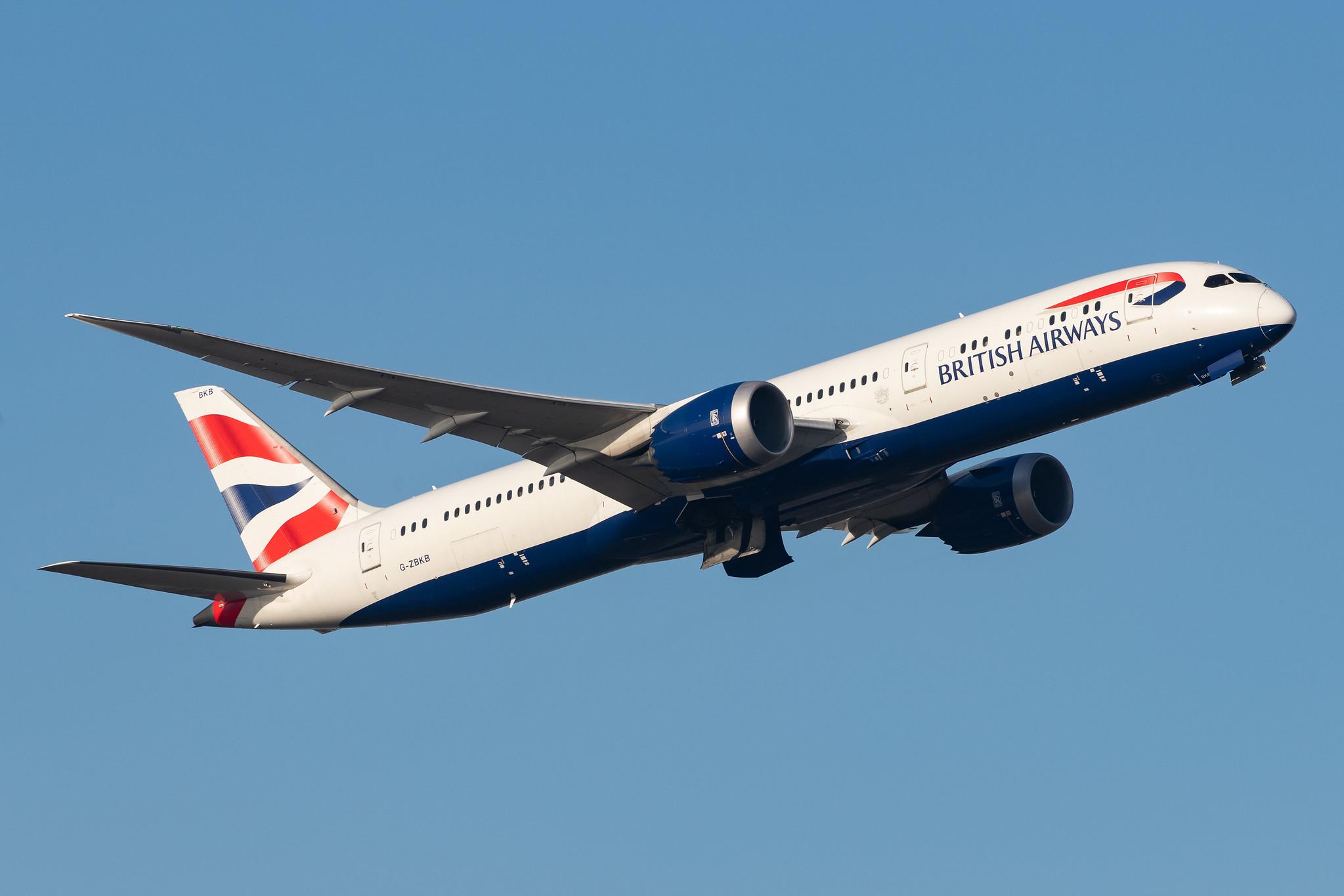 London Heathrow Airport: British Airways (BA / BAW) |  Boeing 787-9 Dreamliner B789 | G-ZBKB | MSN 38617