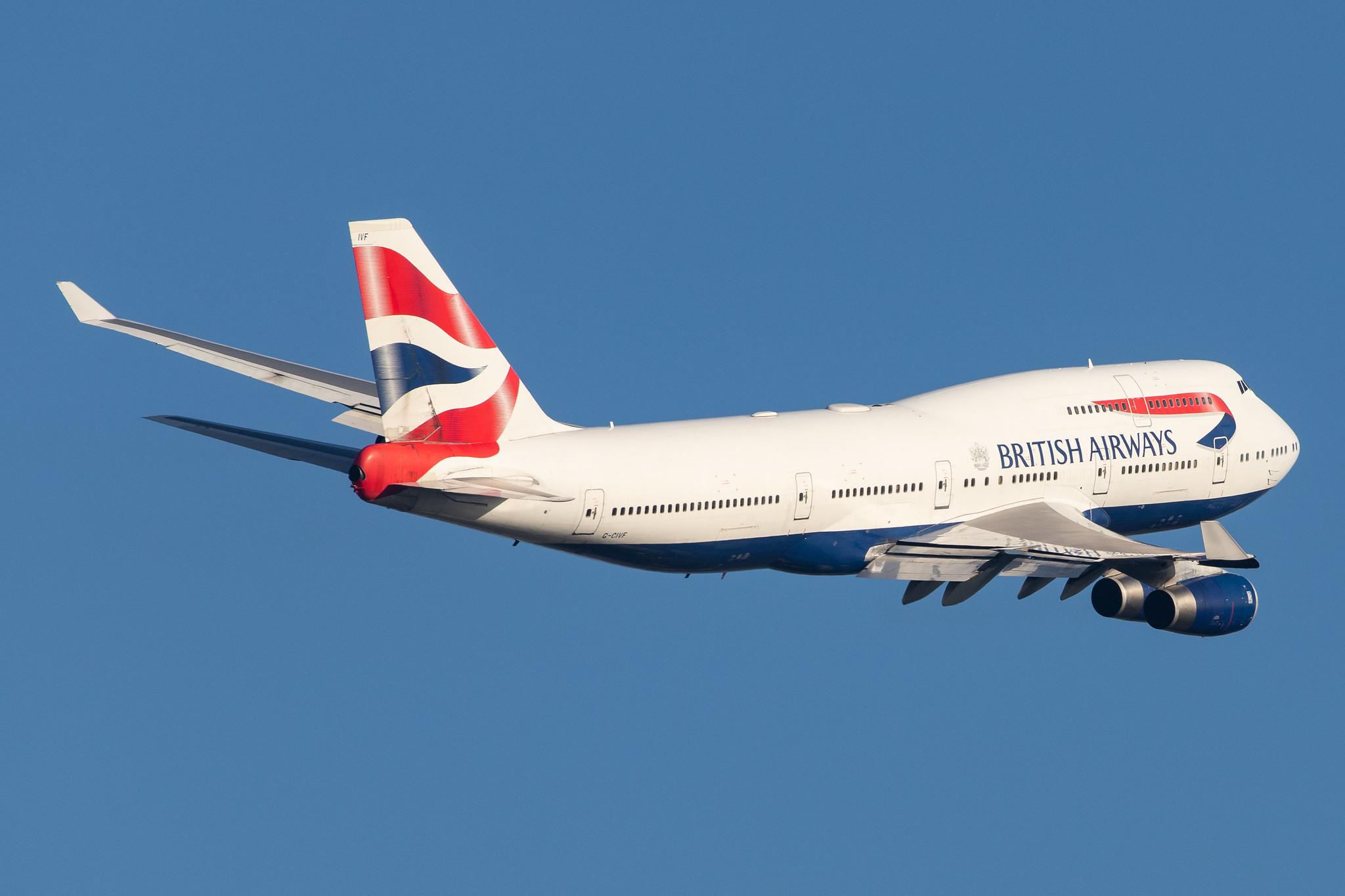 London Heathrow Airport: British Airways (BA / BAW) |  Boeing 747-436 B744 | G-CIVF | MSN 25434